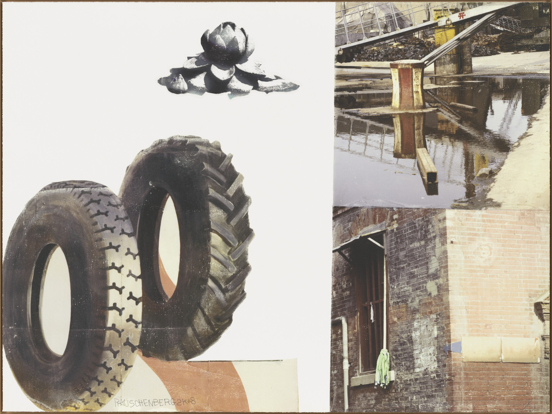 Robert Rauschenberg. Lotus II from The Lotus Series. 2008