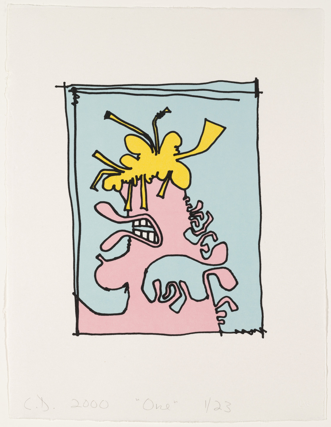 Carroll Dunham. One from Female Portraits. 2000