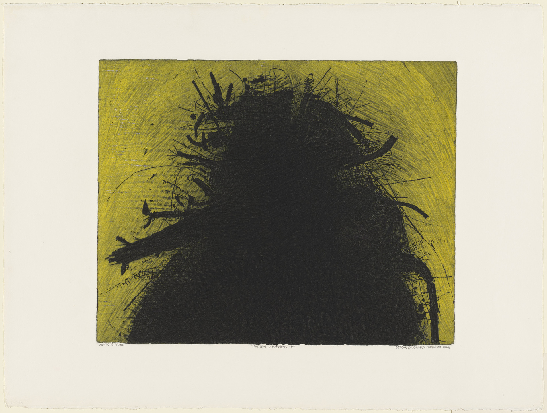 Sergio Gonzalez-Tornero. Portrait of a Monster. 1966