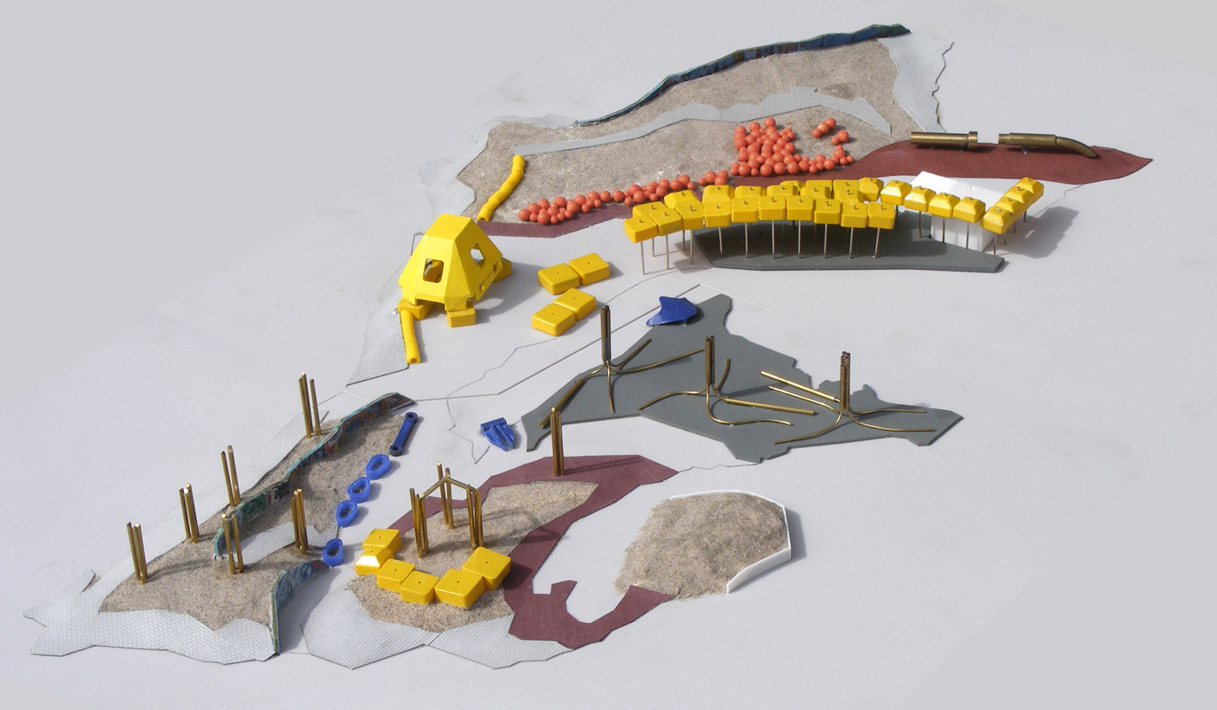 Siv Helene Stangeland, Reinhard Kropf. Geopark, Stavanger, Norway (Scale model, 1:200). 2009