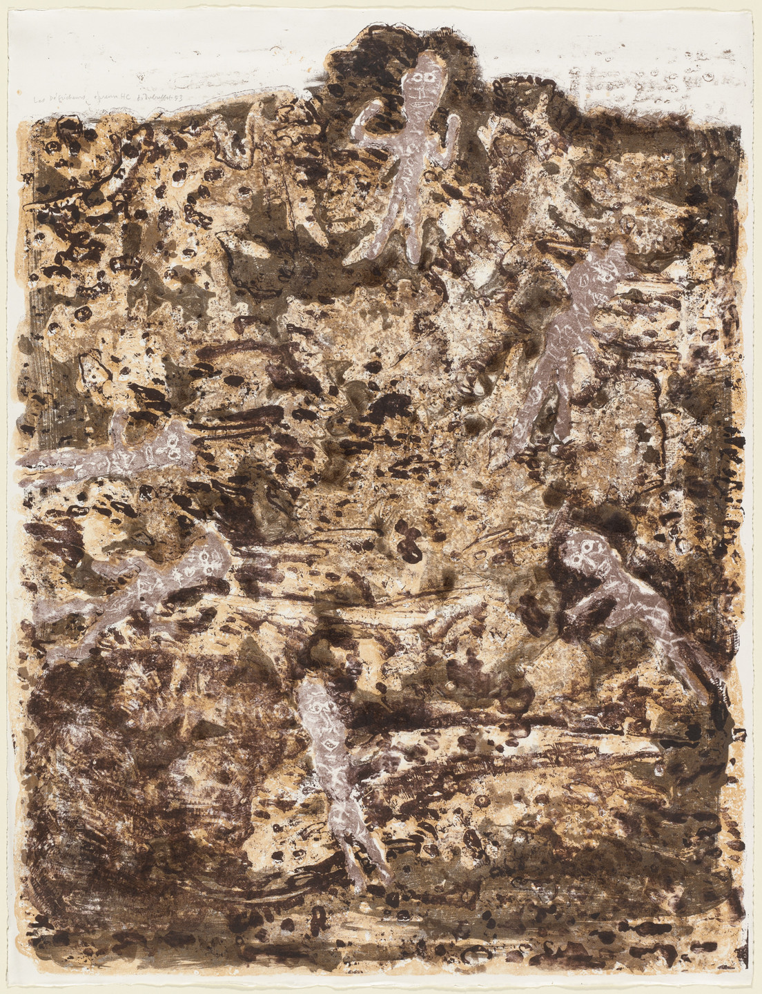 Jean Dubuffet. The Tillers (Les Défricheurs), state II. 1953