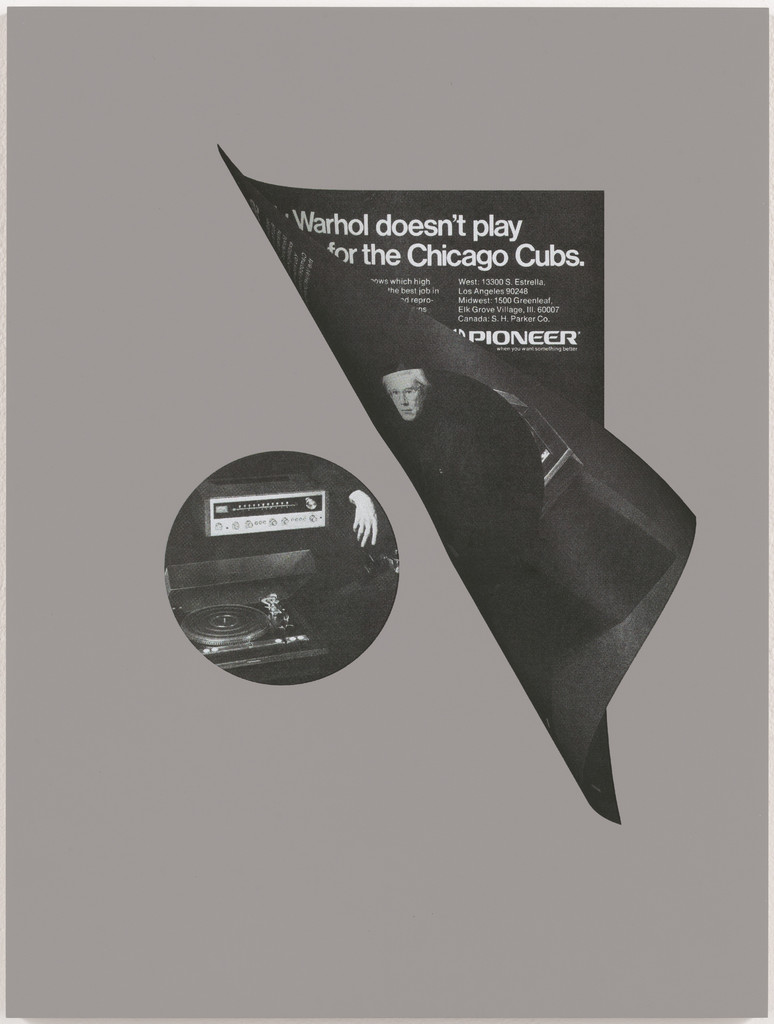 Untitled from Andy Warhol Doesn't Play Second Base for the Chicago Cubs, Kelley Walker, 2010