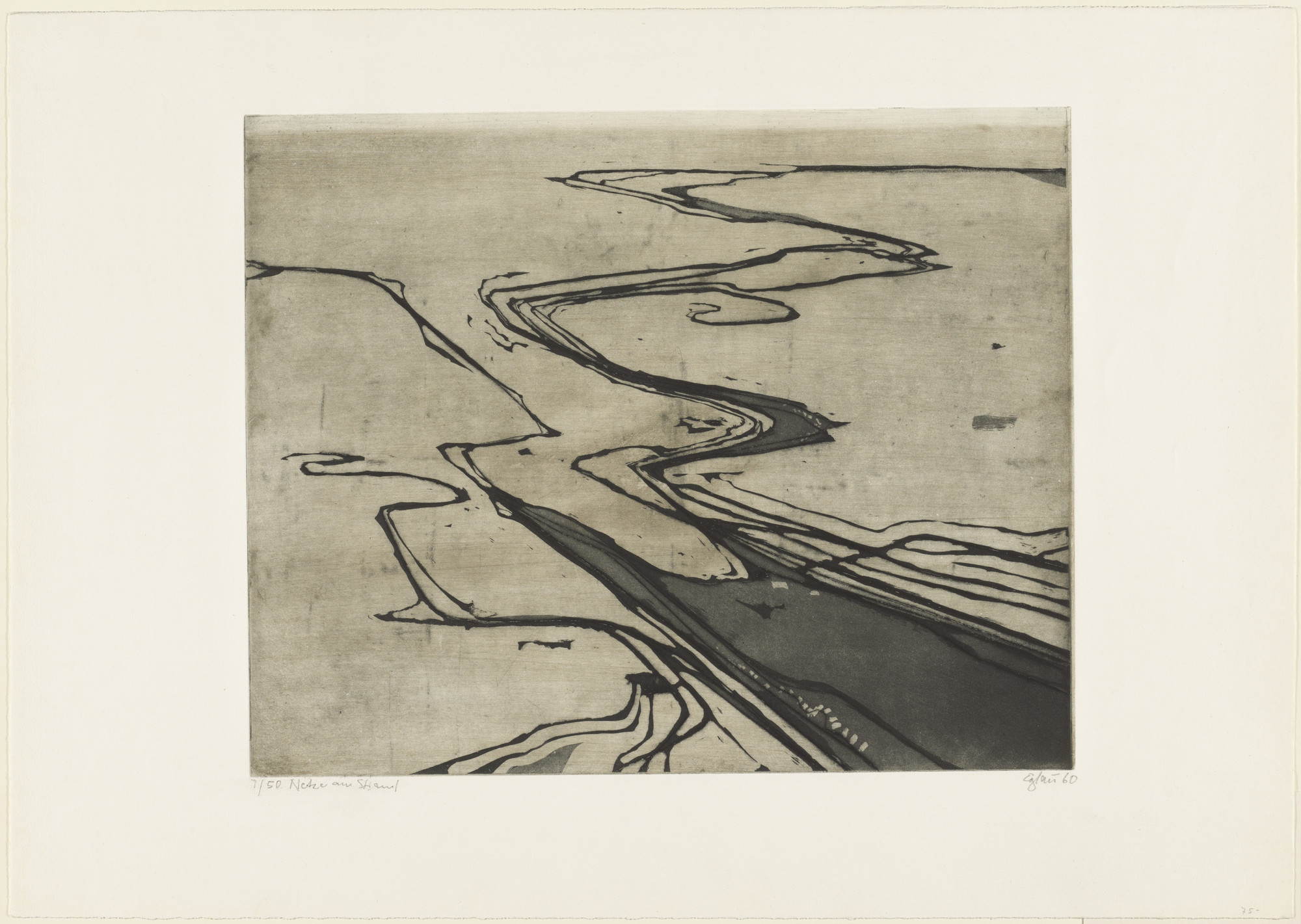 Otto Eglau. Nets on the Beach. 1960