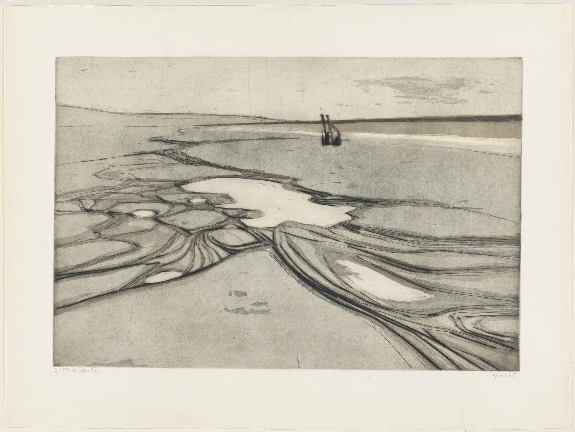 Otto Eglau. By the Sea. 1960