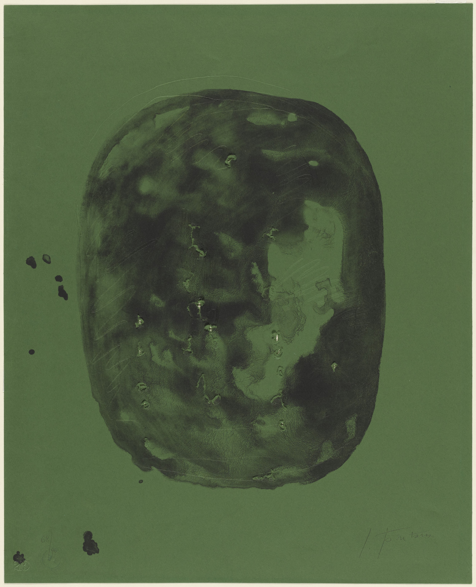 Lucio Fontana. Untitled