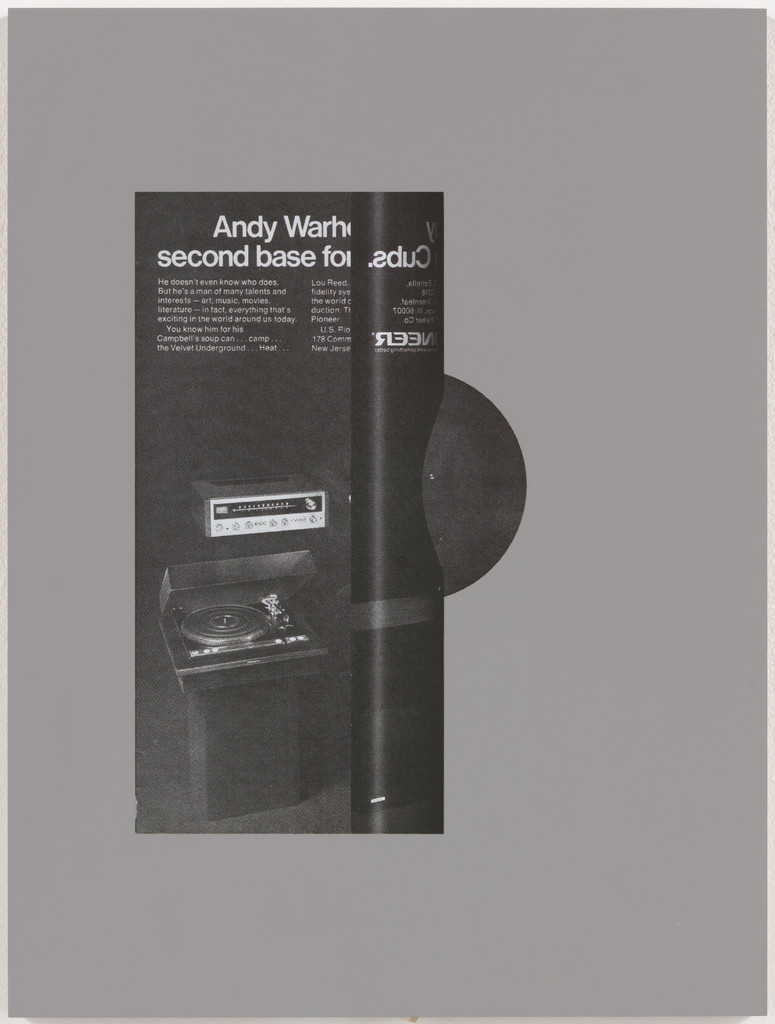 Untitled from Andy Warhol Doesn't Play Second Base for the Chicago Cubs, Kelley Walker, 2010