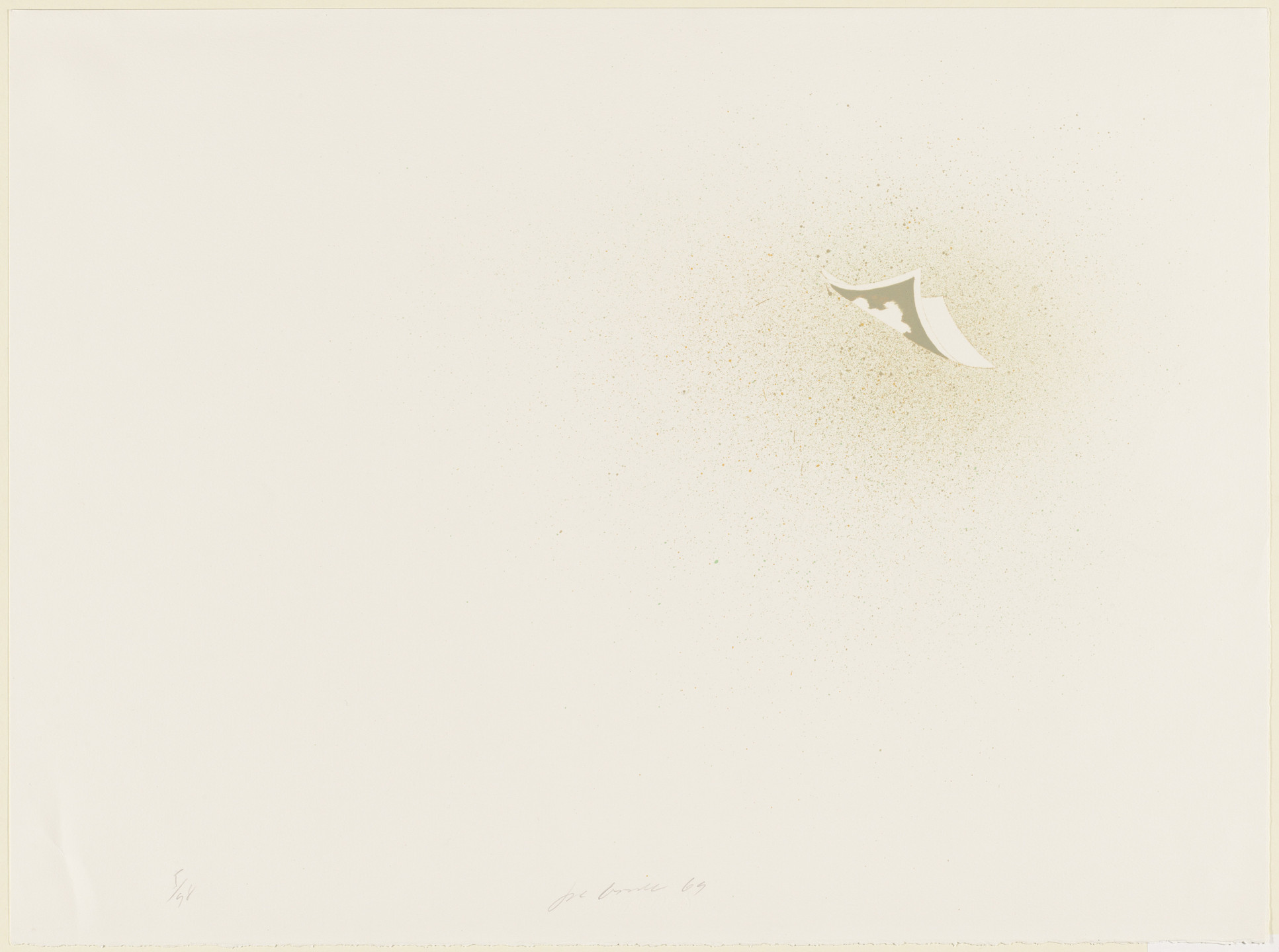 Joe Goode. Floating Cards. 1969