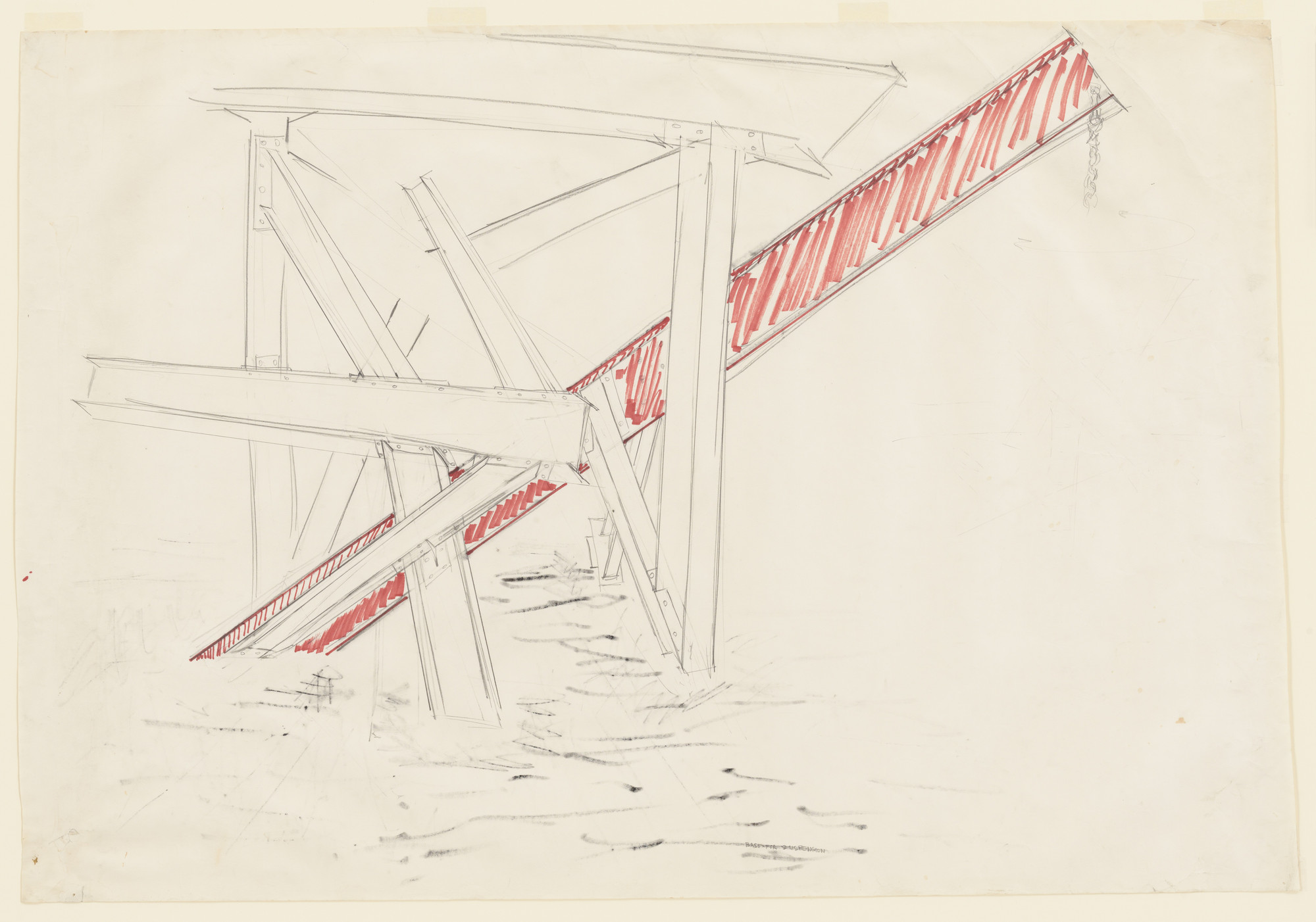 Mark di Suvero. Study for X-Delta. (1969-70)
