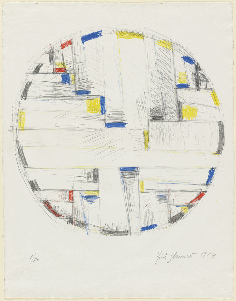 Color Drawing for a Tondo