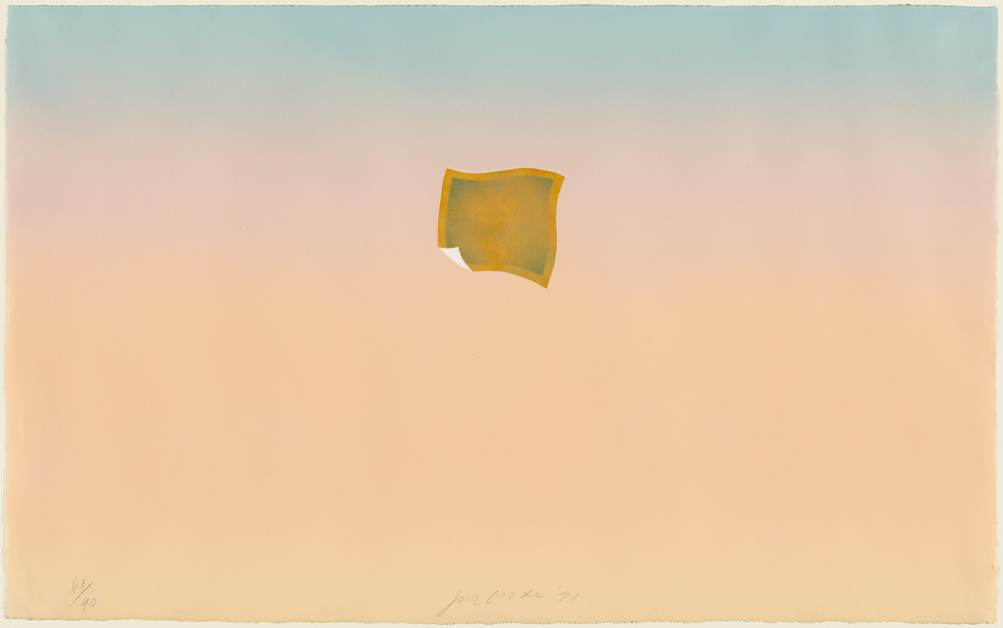 Joe Goode. Untitled. 1971