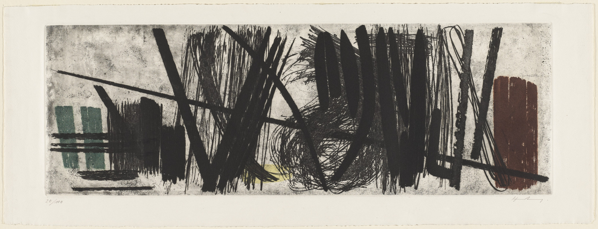 Hans Hartung. Composition II. 1953