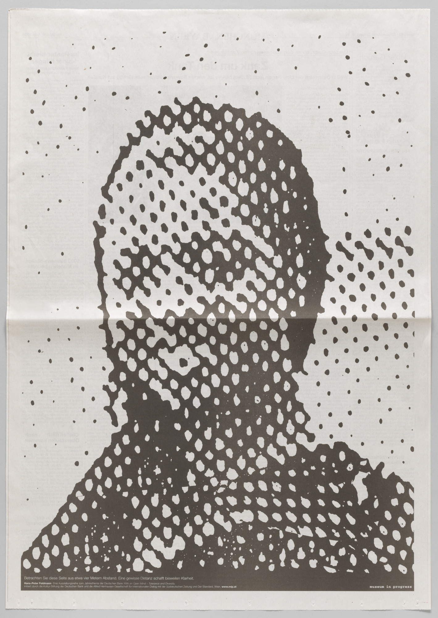 Hans-Peter Feldmann. Untitled from the Museum in Progress project With an Open Mind - Tolerance and Diversity