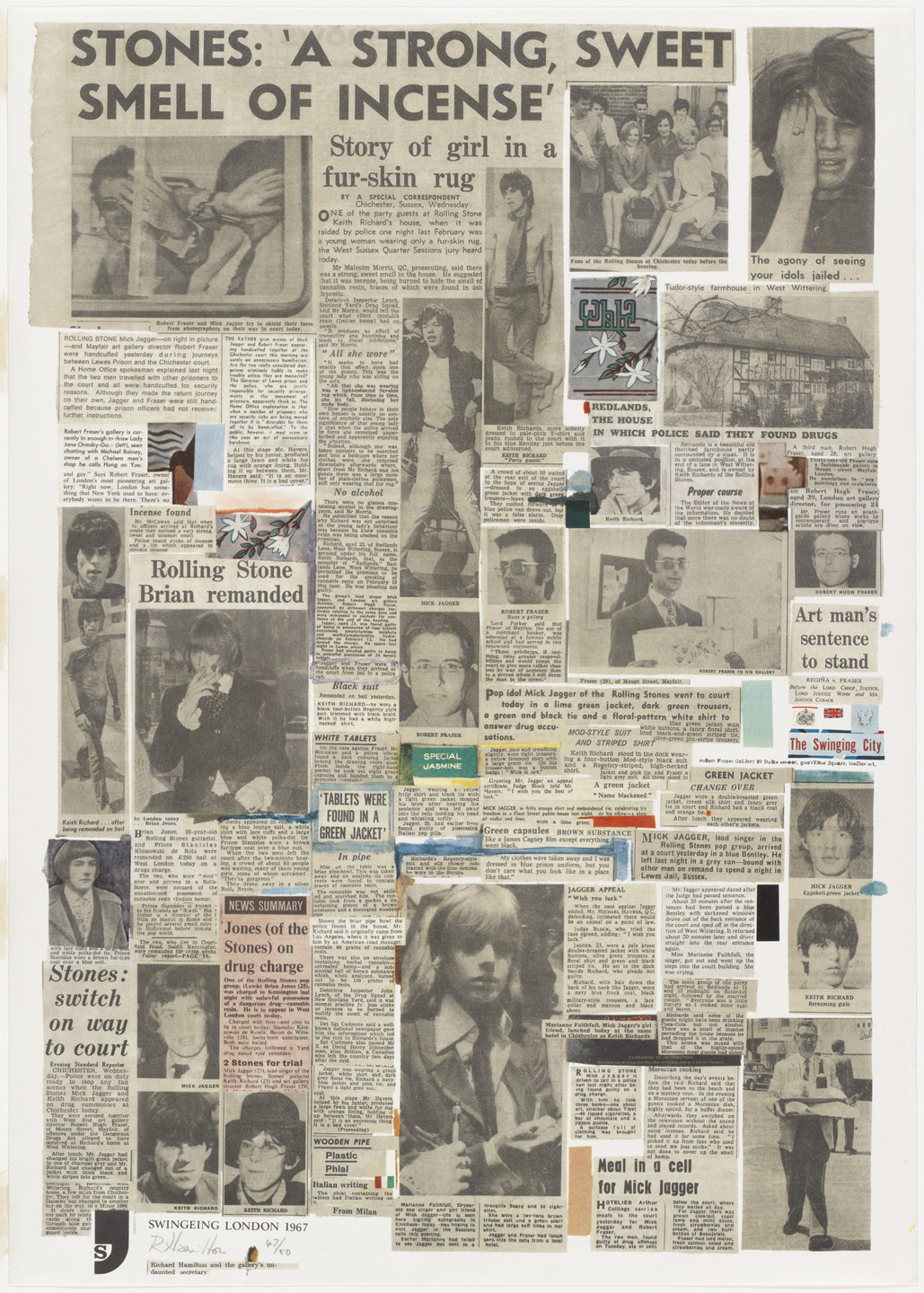 Richard Hamilton. Swingeing London 67 from Situazione (Second series). 1968