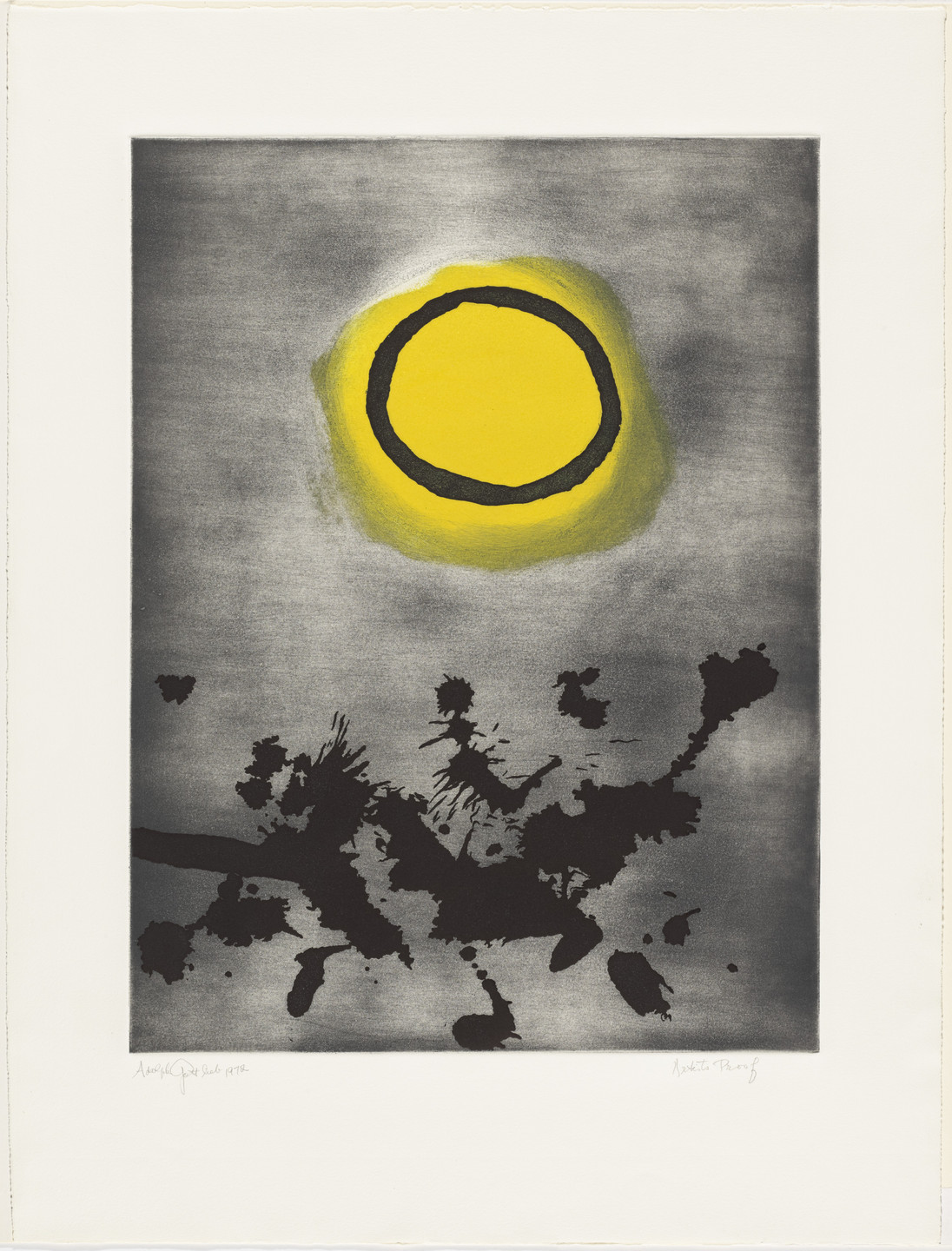 Adolph Gottlieb. Untitled from Prints for Phoenix House. 1972 | MoMA