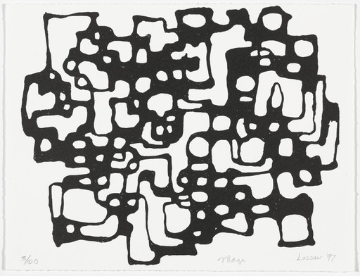 Maze from American Abstract Artists 60th Anniversary Print Portfolio