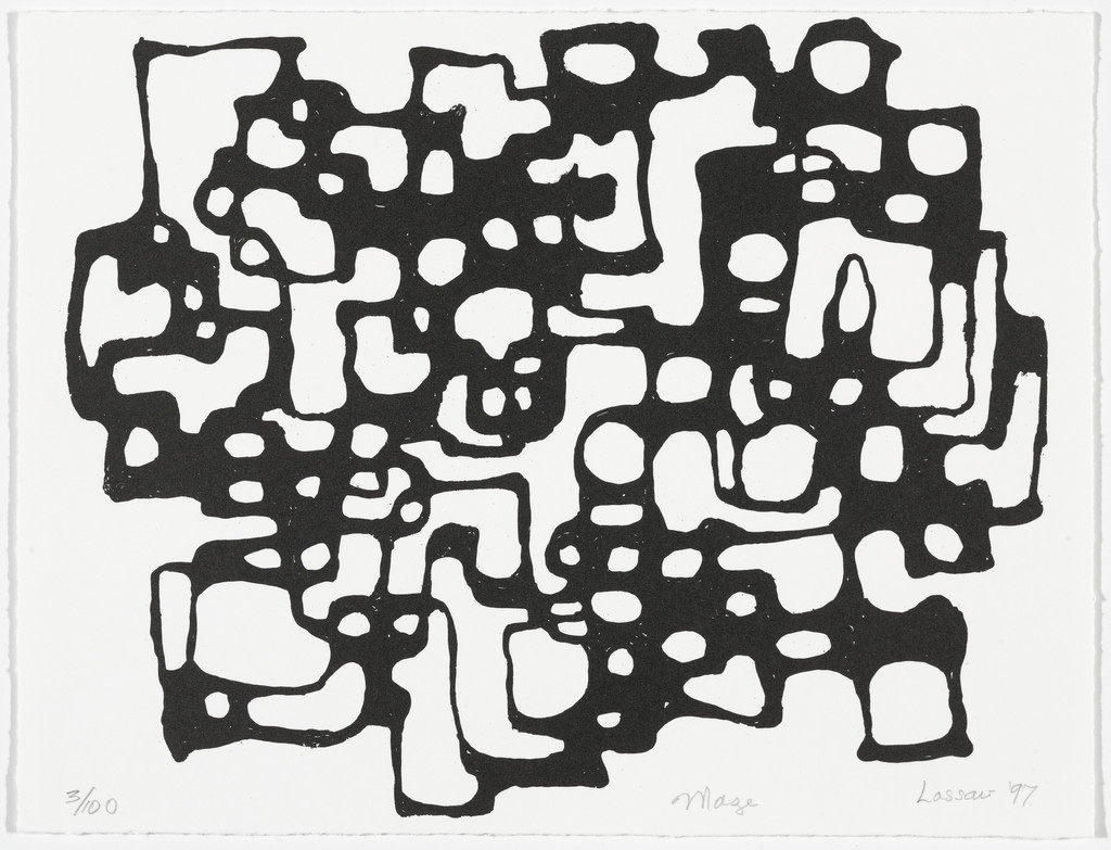 Maze from American Abstract Artists 60th Anniversary Print Portfolio