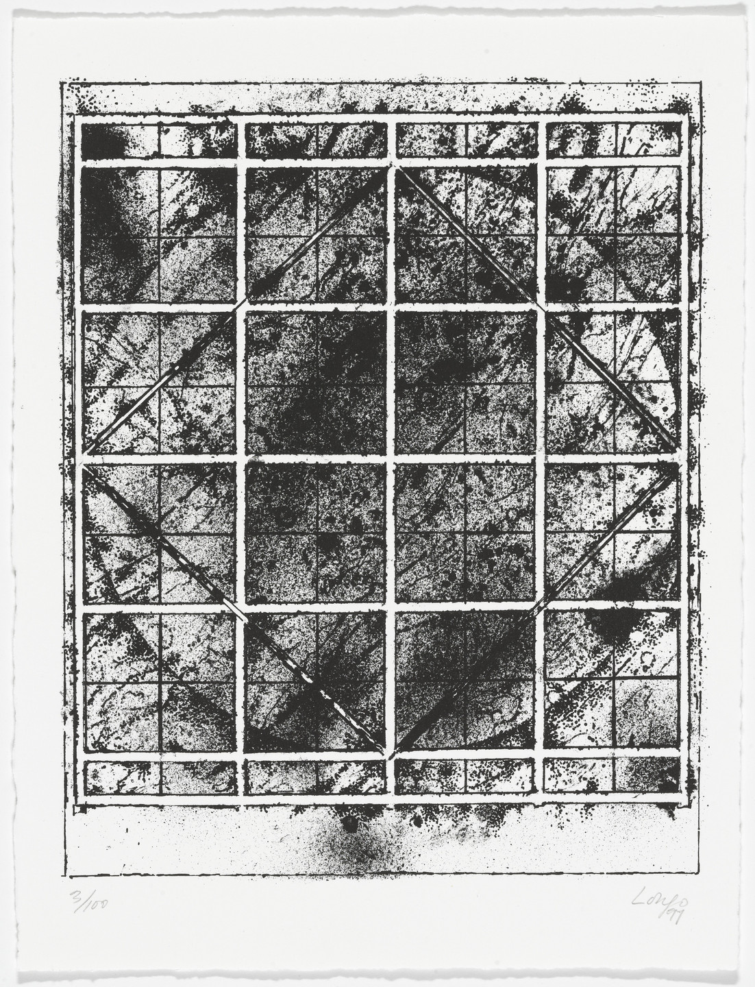 Vincent Longo. Untitled from American Abstract Artists 60th Anniversary Print Portfolio. 1997