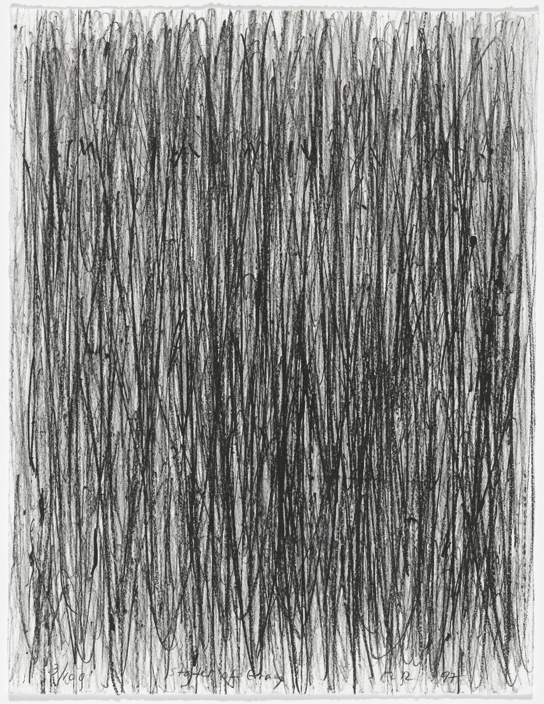 Raquel Rabinovich. State of Gray from American Abstract Artists 60th Anniversary Print Portfolio. 1997
