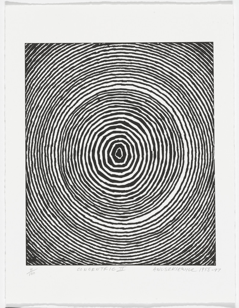 Concentric II from American Abstract Artists 60th Anniversary Print Portfolio