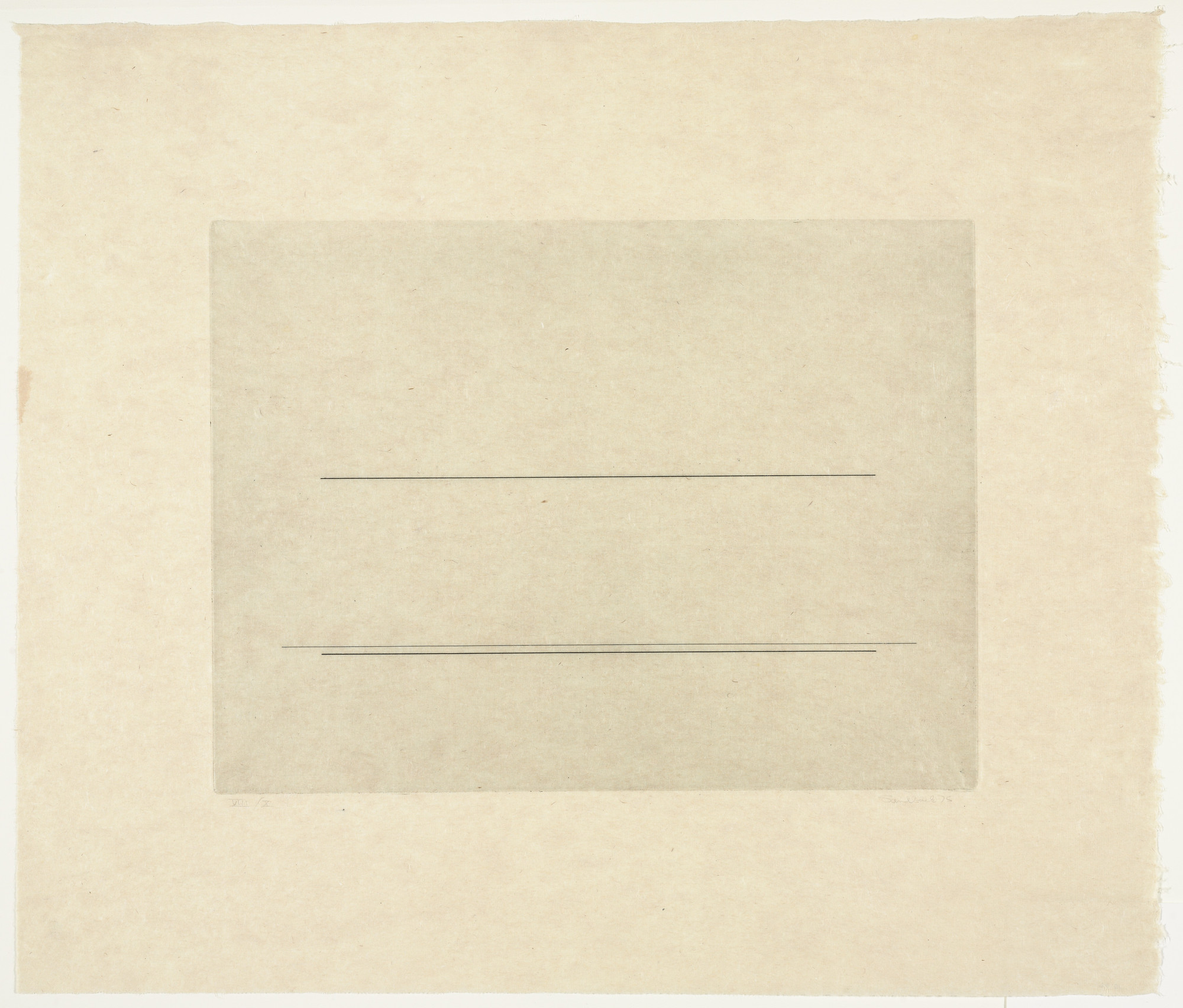 Fred Sandback. Untitled