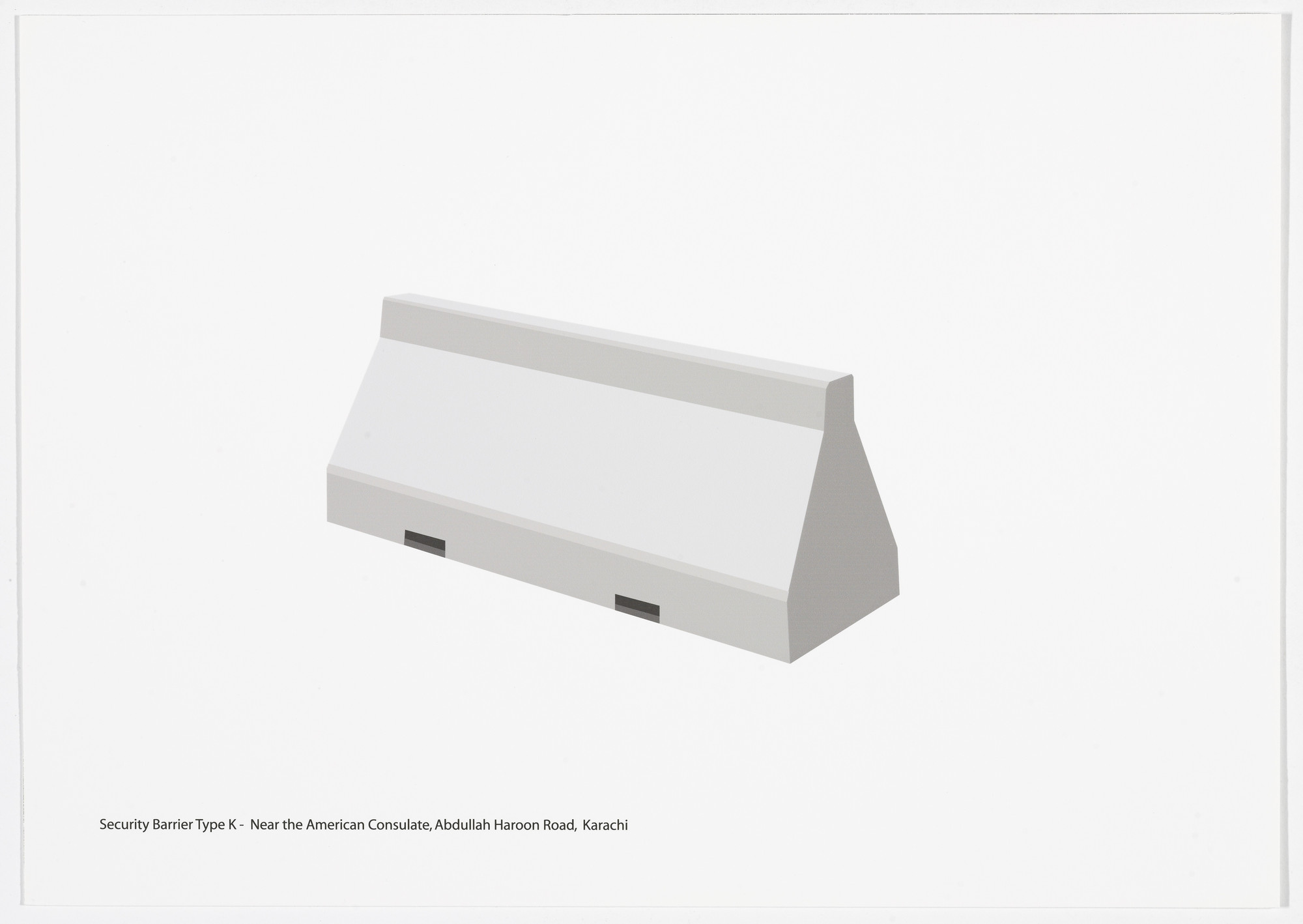 Bani Abidi. Security Barrier Type K from Security Barriers A-L. 2008