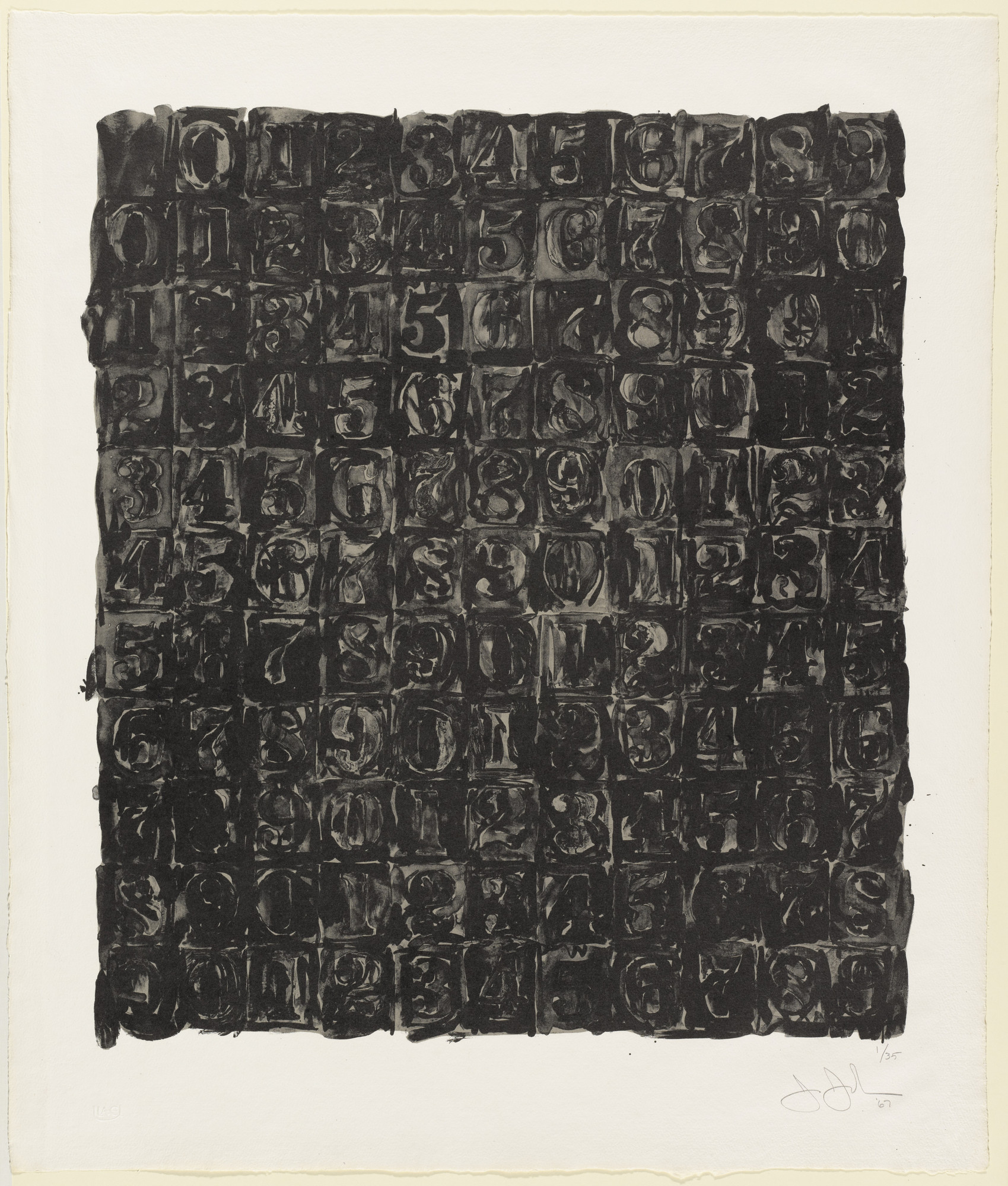 Jasper Johns. Numbers
