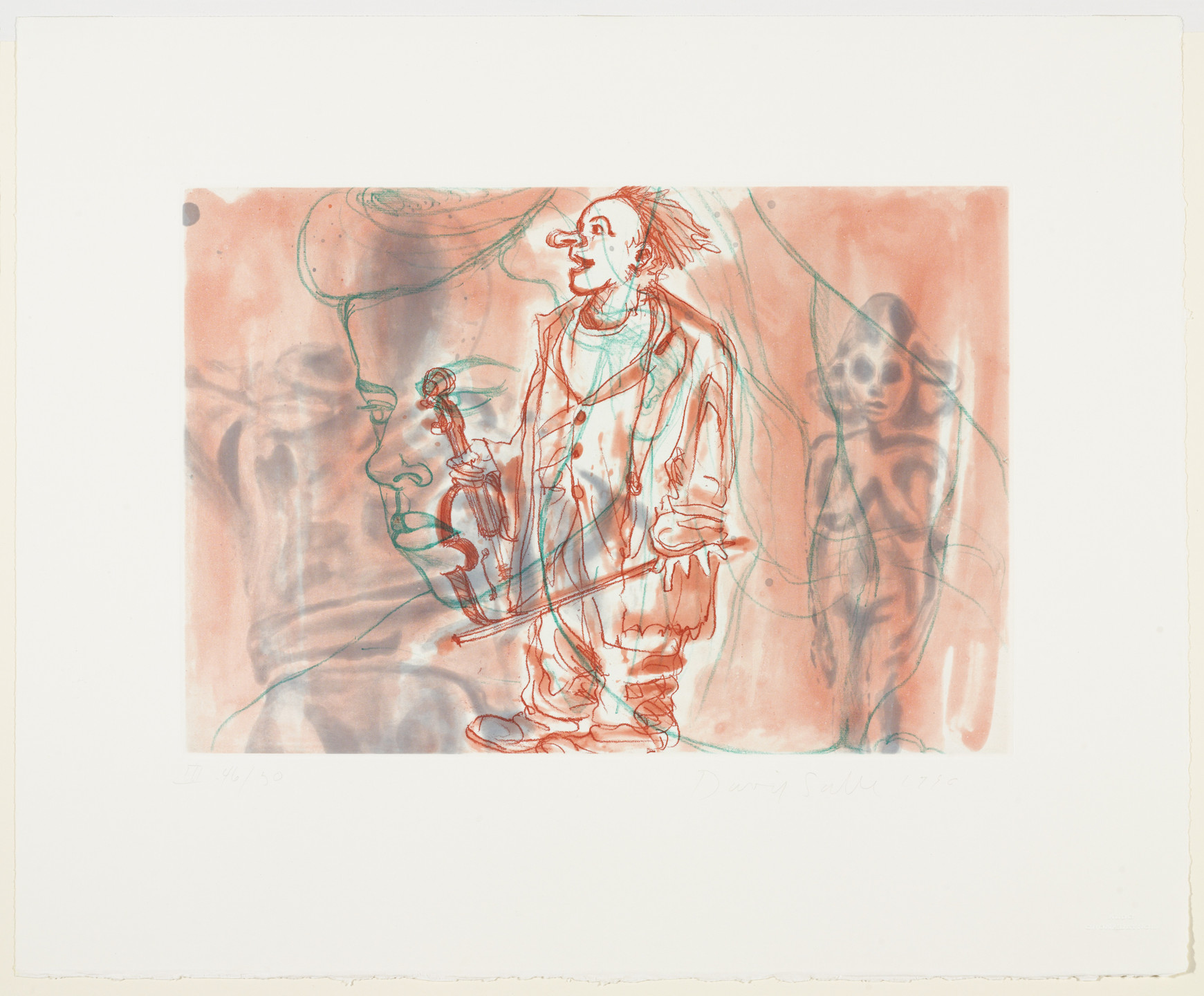 David Salle. Untitled III, from the series The Universe Mender. 1990