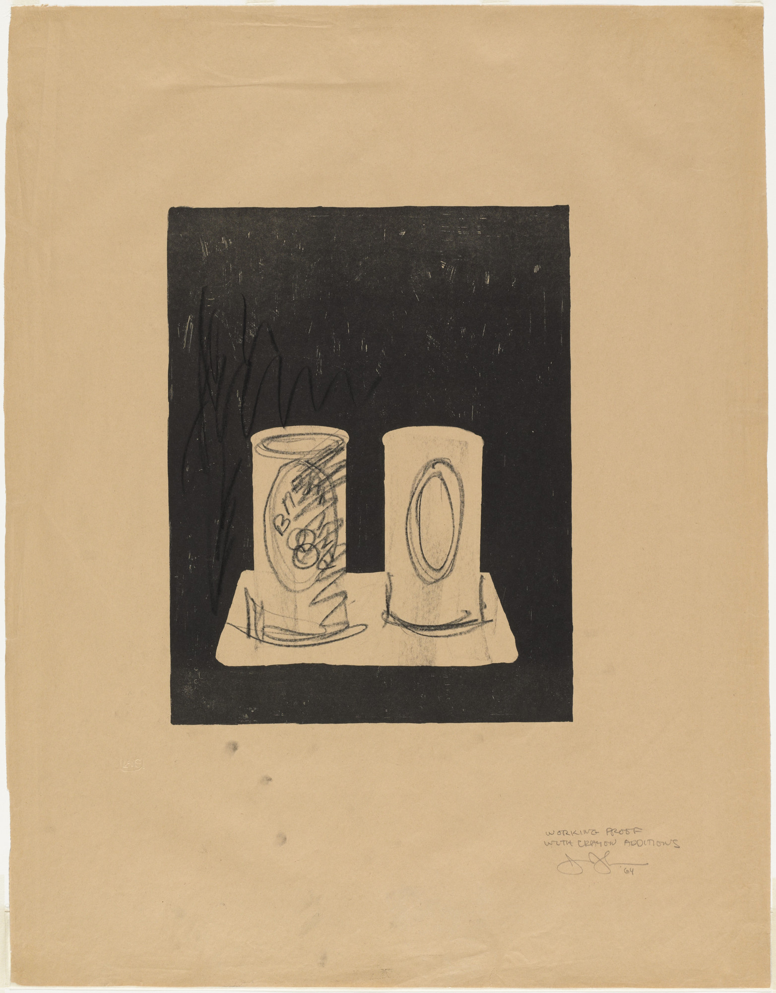 Jasper Johns. Ale Cans