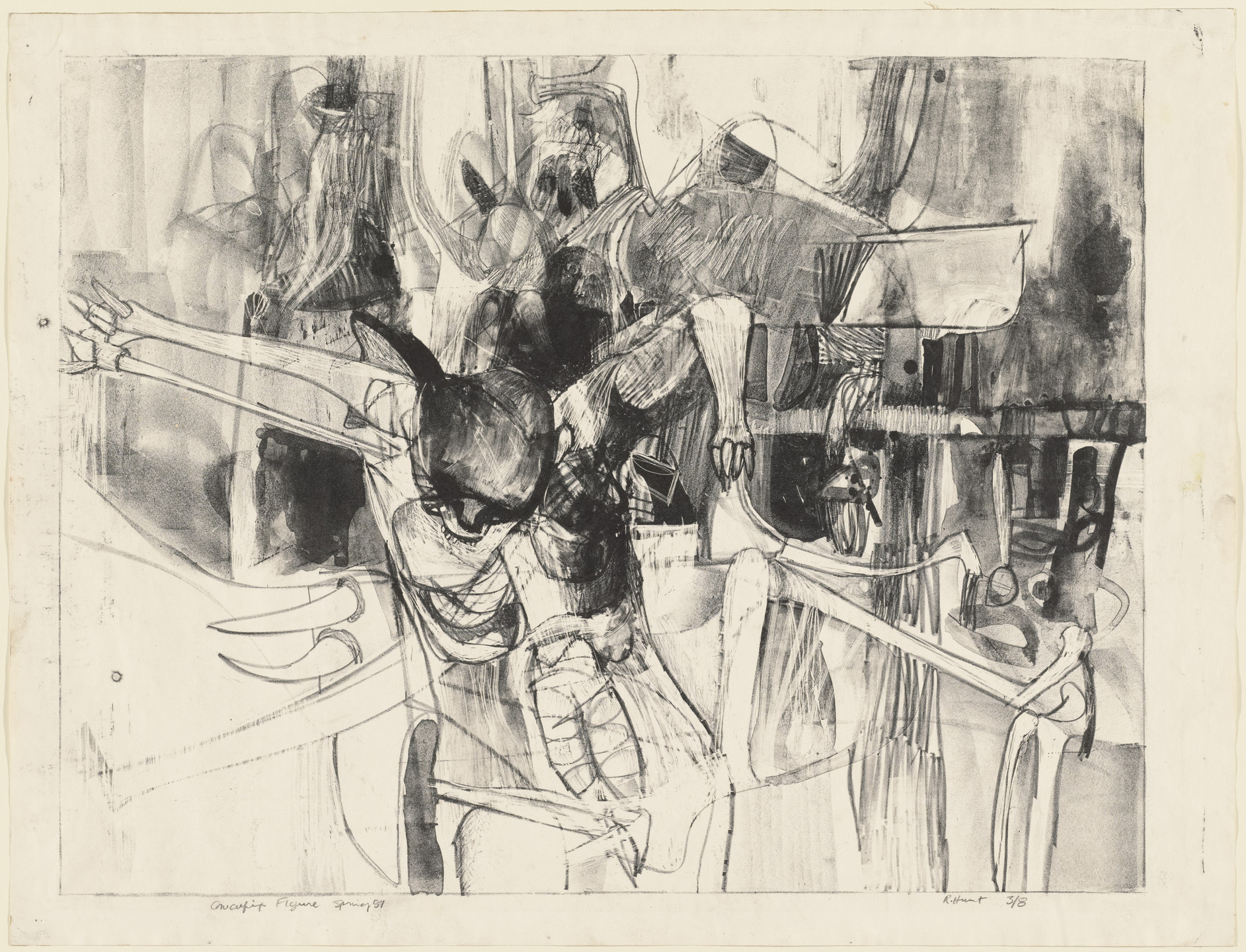 Richard Hunt. Crucifix Figure. 1957