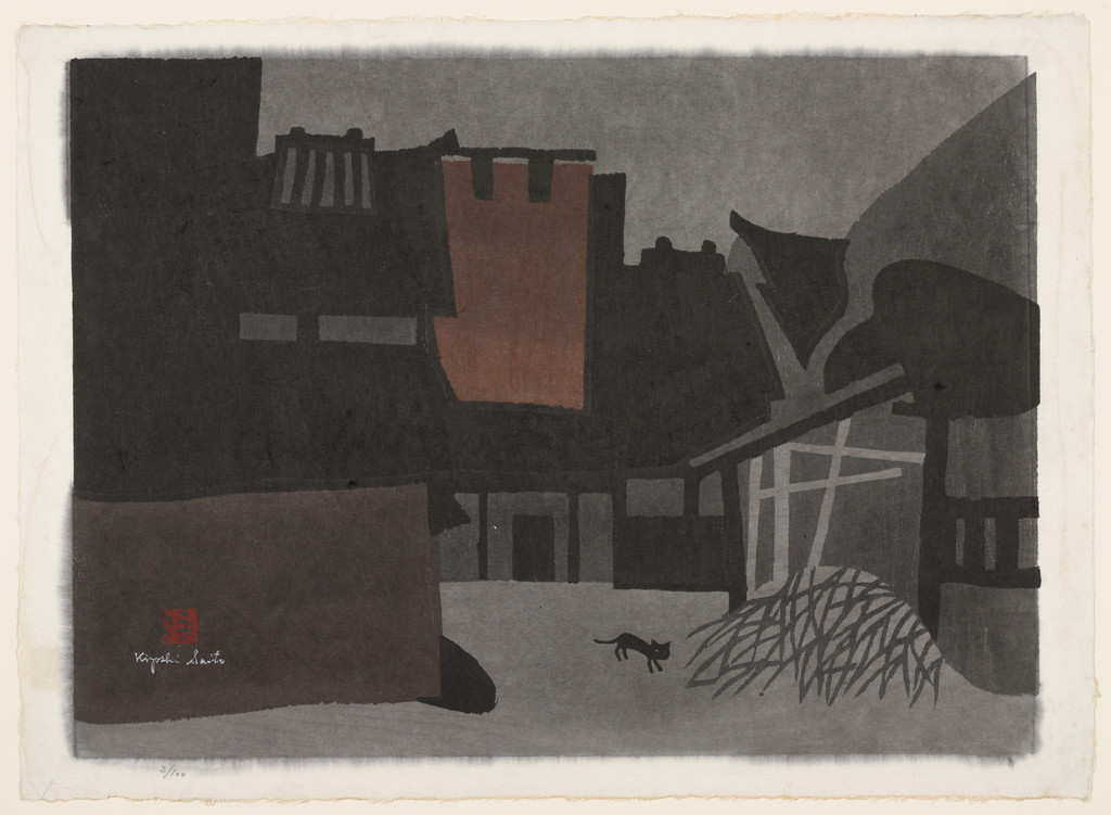 Old City, Kiyoshi Saito, 1954