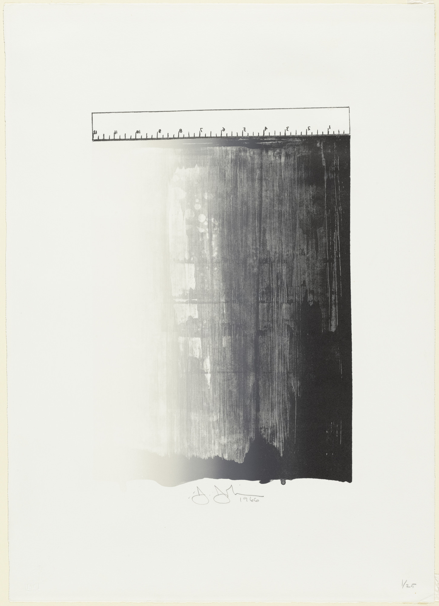Jasper Johns. Ruler