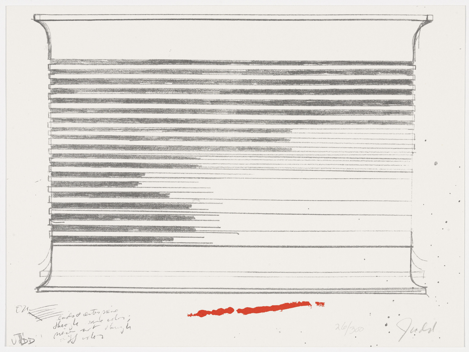 Donald Judd. Untitled from The New York Collection for Stockholm. 1973
