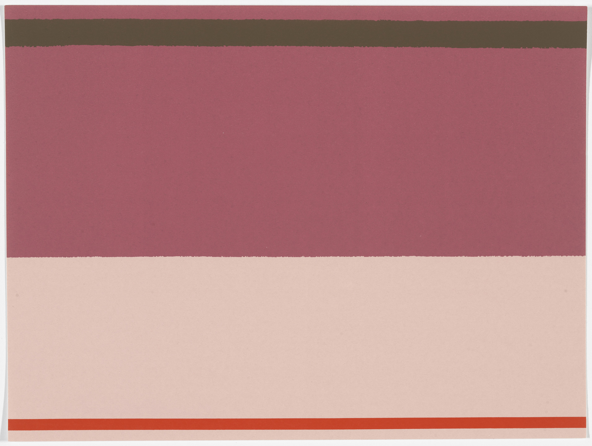 Kenneth Noland. Untitled from The New York Collection for Stockholm. 1973