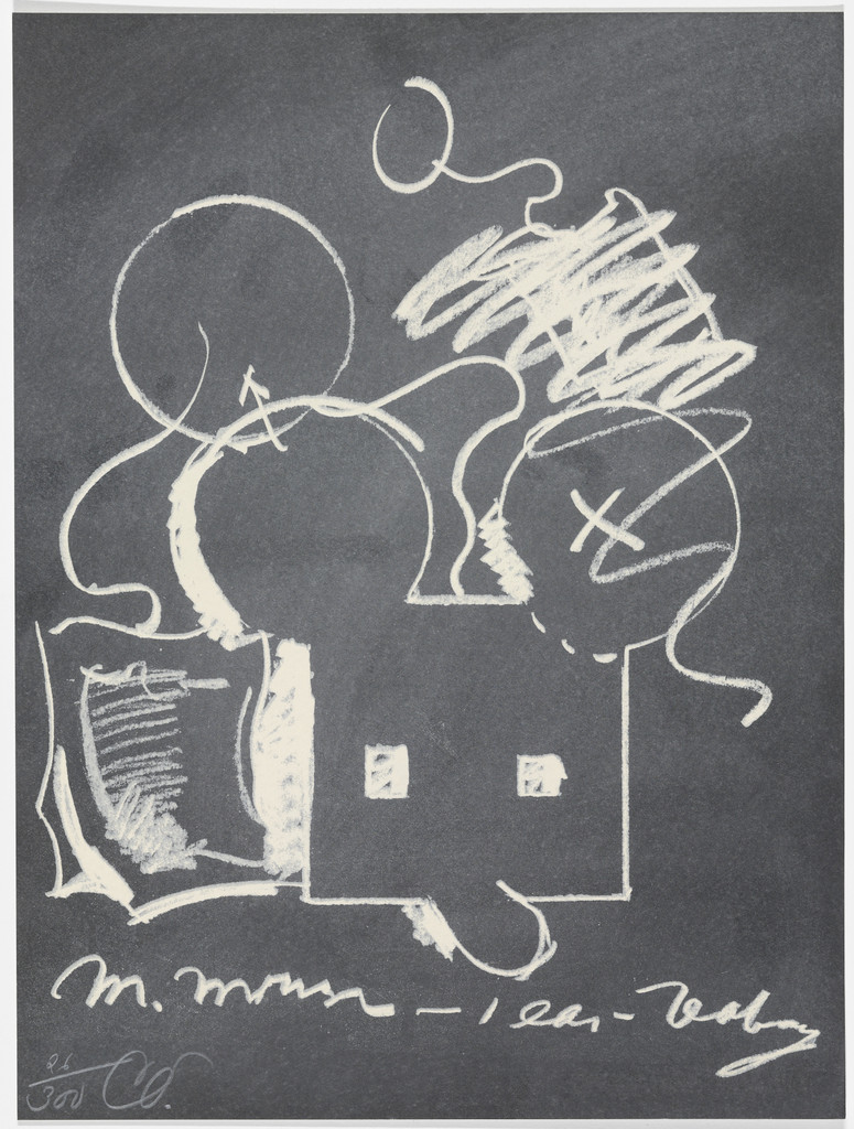 M. Mouse (with) 1 Ear (equals) Tea Bag Blackboard Version (1965) from The New York Collection for Stockholm
