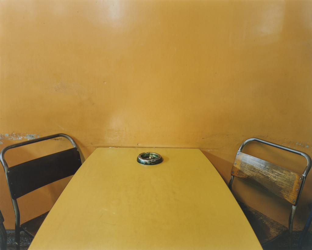 Ashtray on Table, Morley's Cafe, Markham Moor, Nottinghamshire from the portfolio A1: The Great North Road