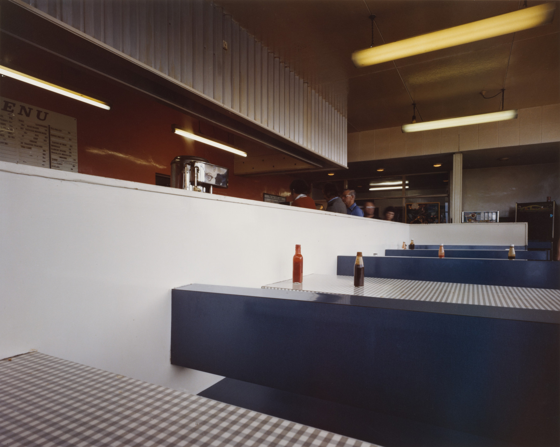 Paul Graham. Interior, Blyth Services, Blyth, Nottinghamshire from the portfolio A1: The Great North Road. June 1981