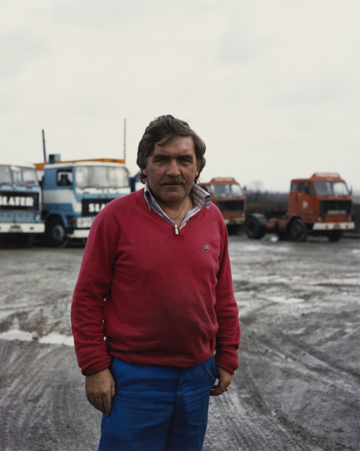 Paul Graham. Driver, Hillcrest Cafe, Selby Fork, North Yorkshire from the portfolio A1: The Great North Road. August 1981