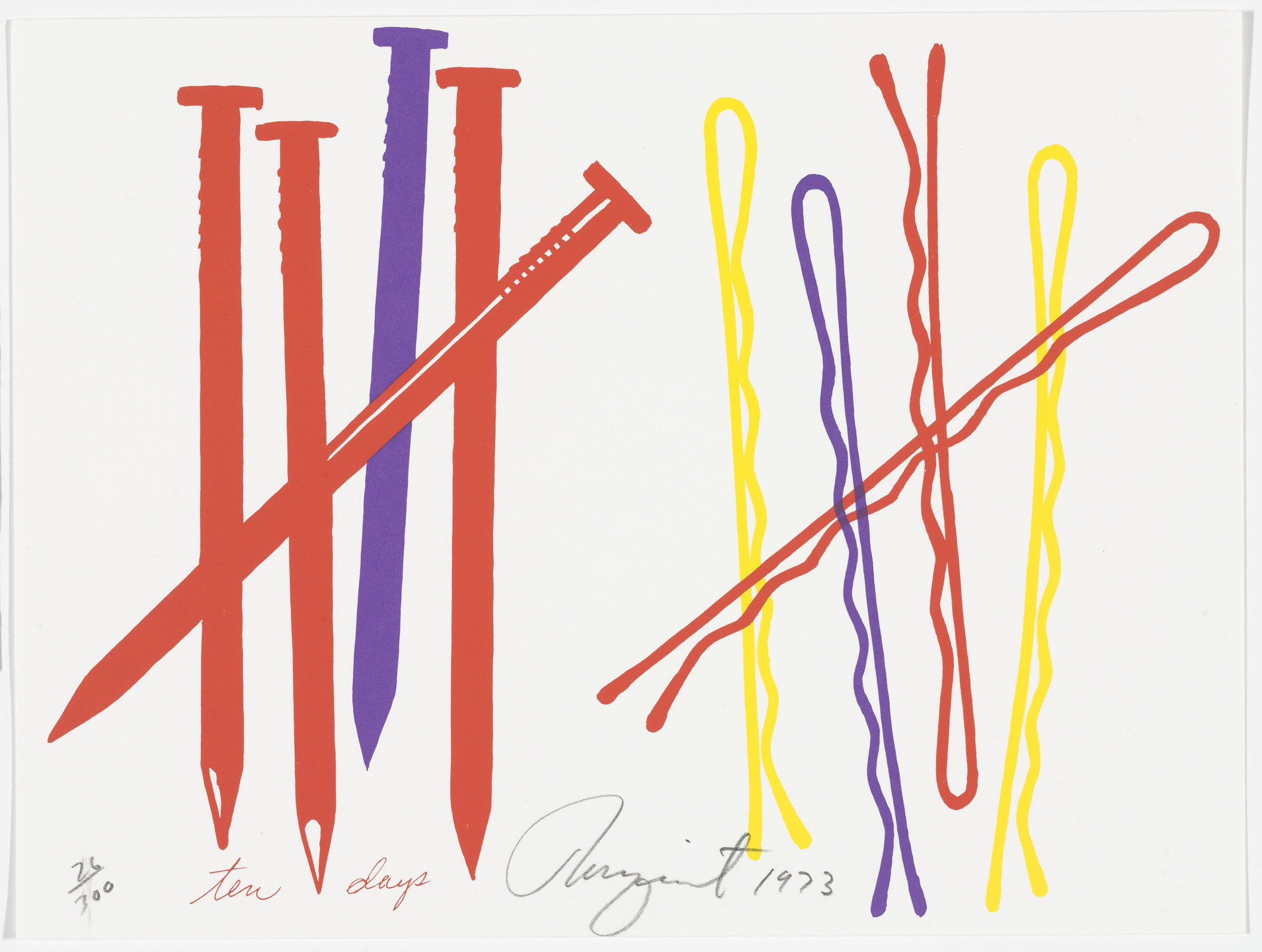 James Rosenquist. Untitled from The New York Collection for Stockholm. 1973