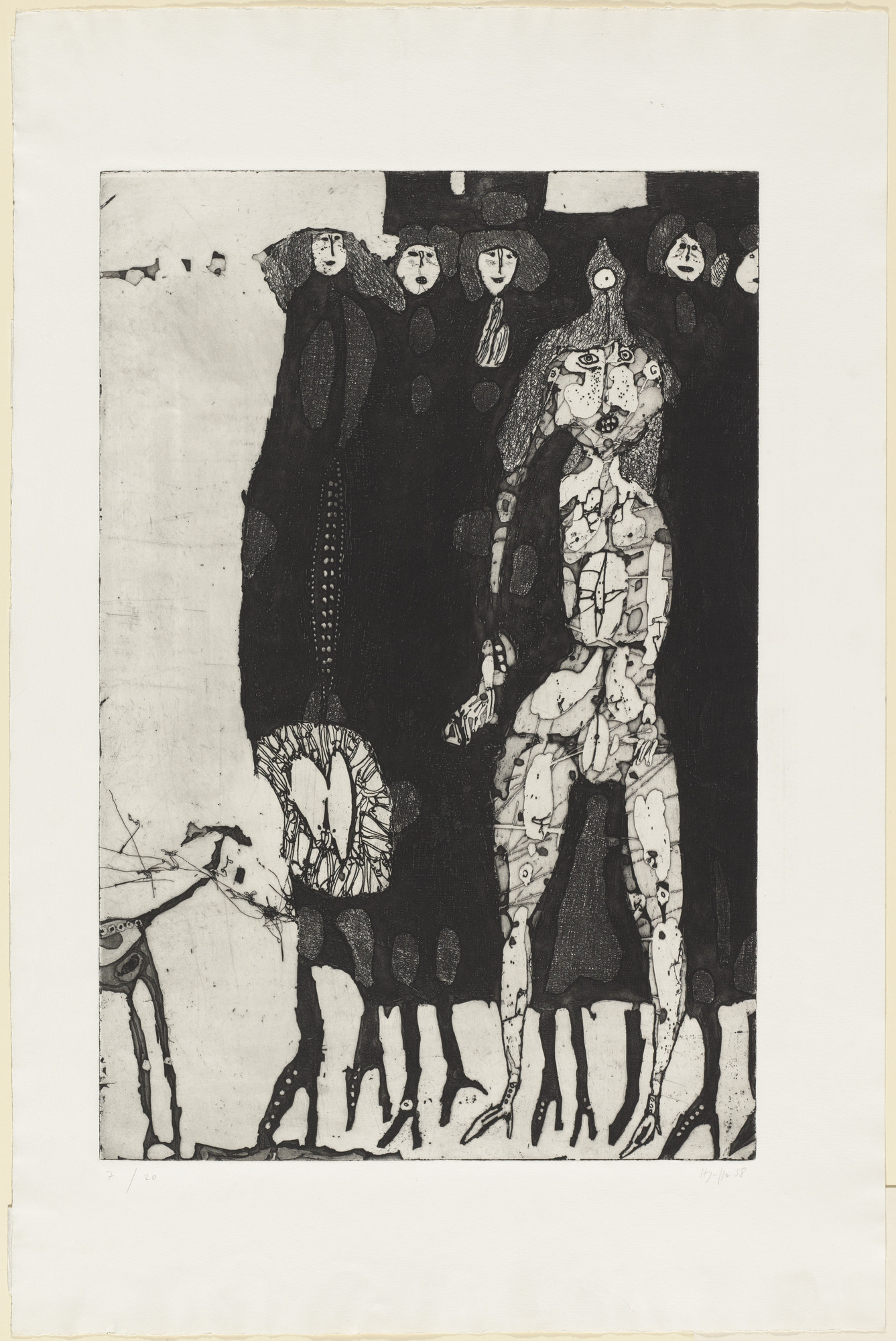 Horst Janssen. Night Watch. 1958 | MoMA