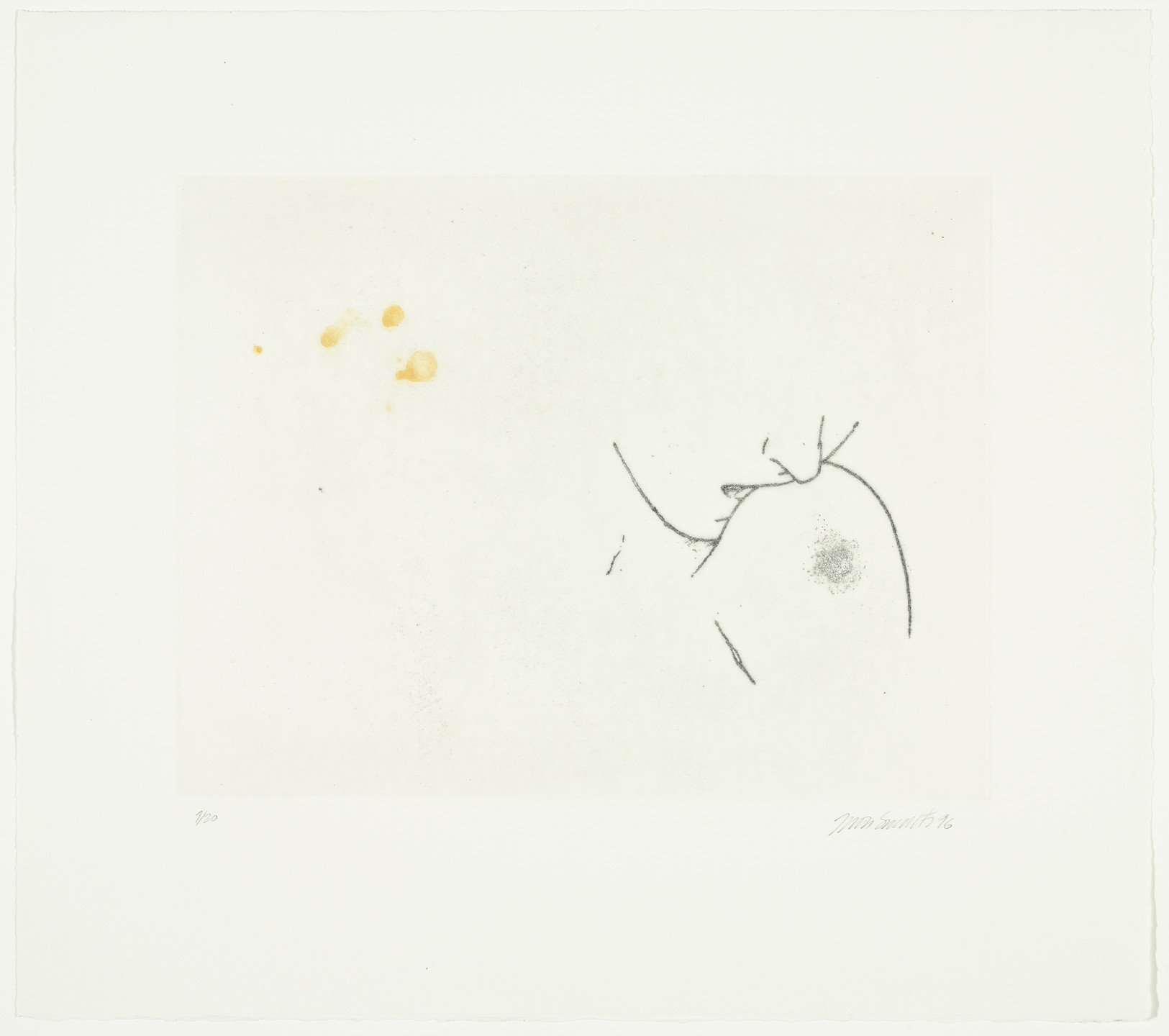 Julião Sarmento. Stain-Bite-Shoulder. 1996