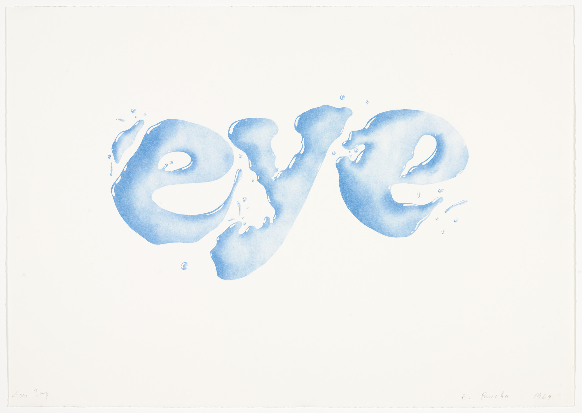 Edward Ruscha. Eye