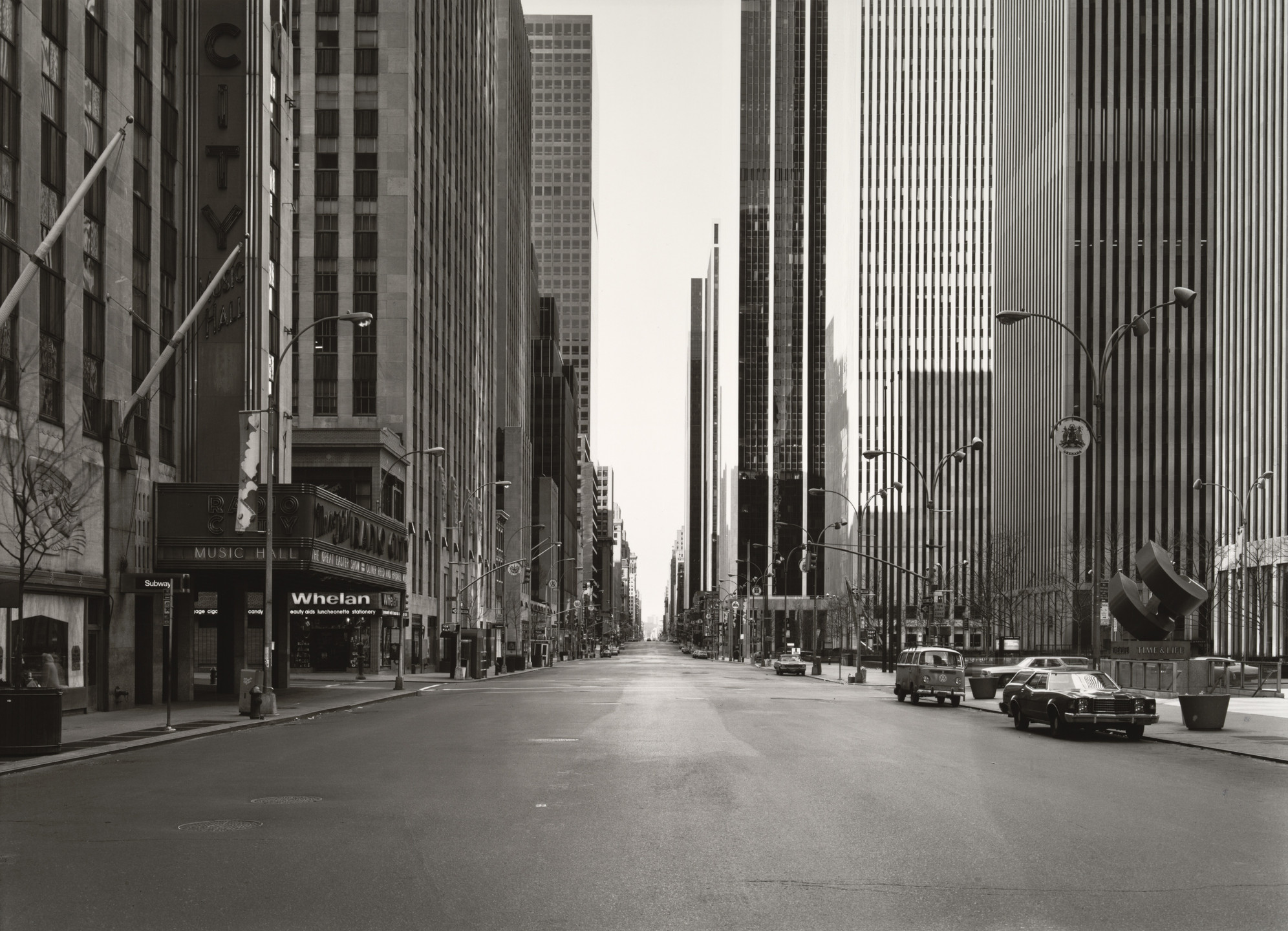 Thomas Struth. Sixth Avenue at 50th Street, New York/Midtown. 1978