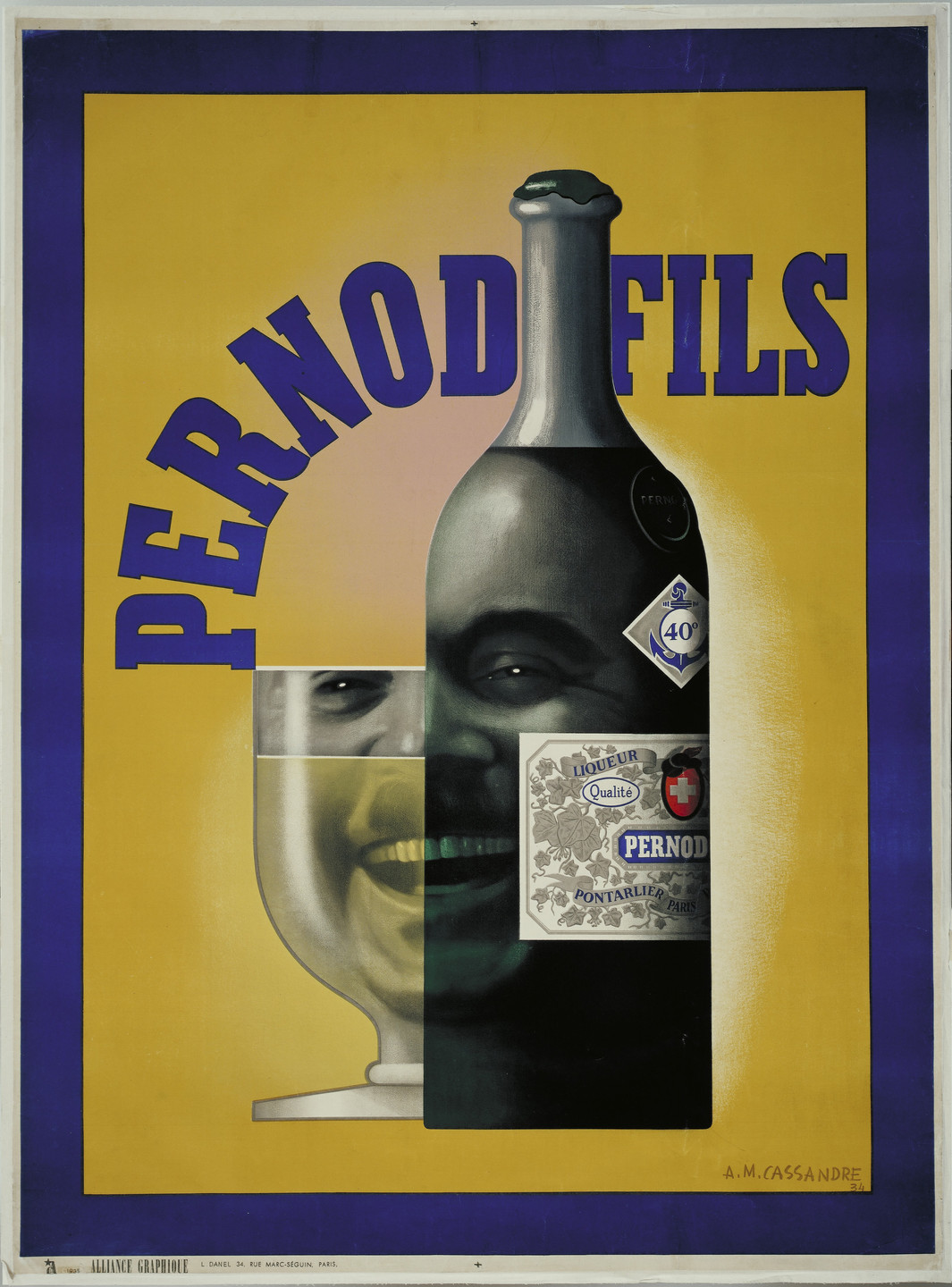 A. M. Cassandre. Pernod Fils. 1934