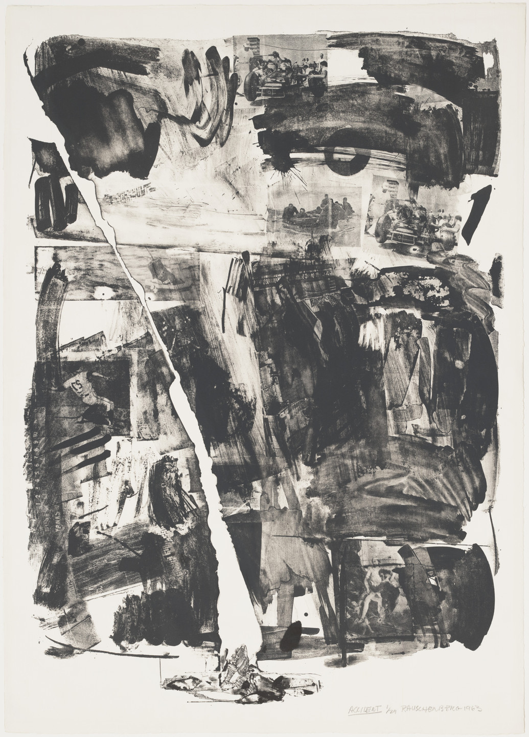 Robert Rauschenberg. Accident. 1963