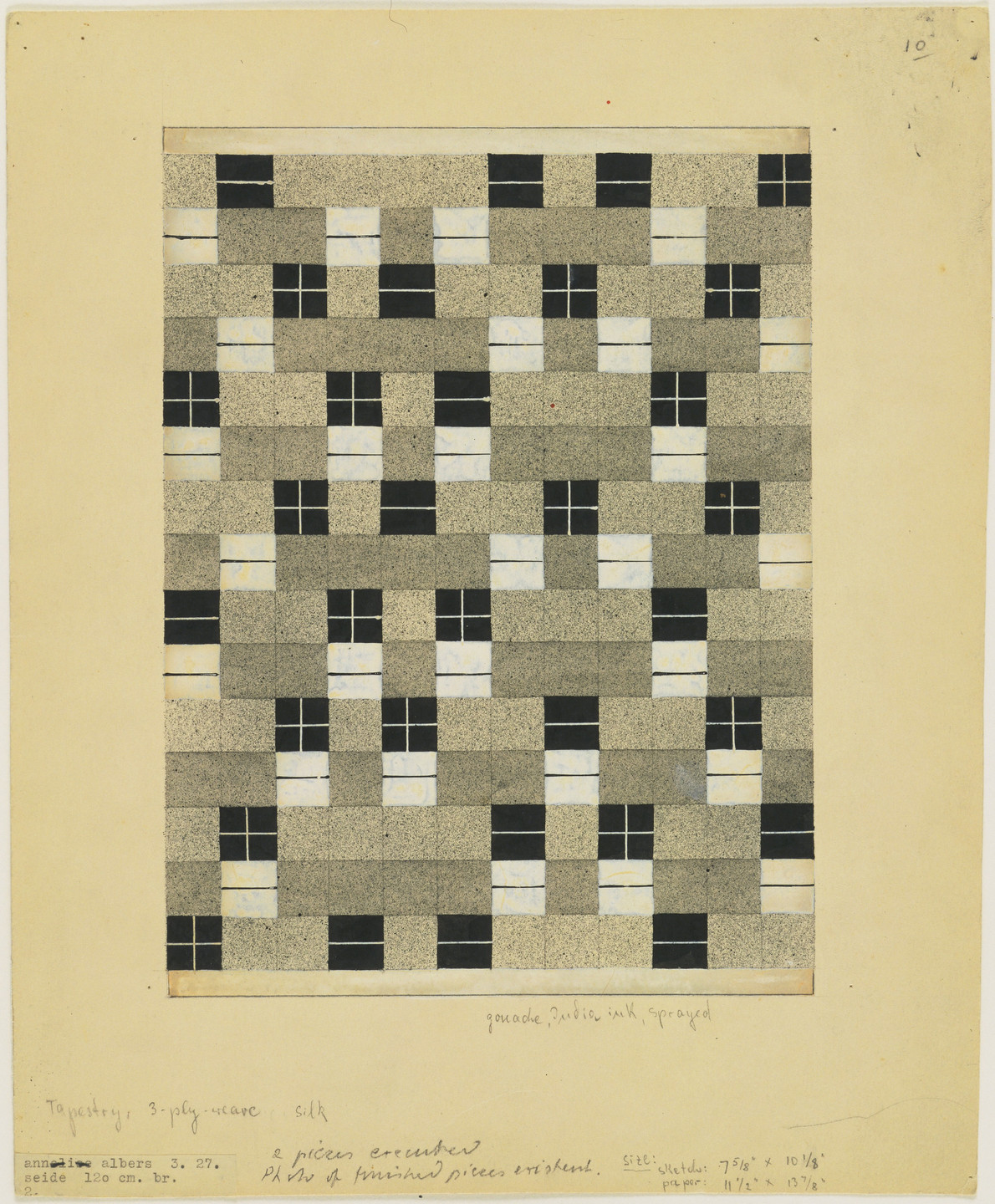 Anni Albers. Design for Wall Hanging. 1927
