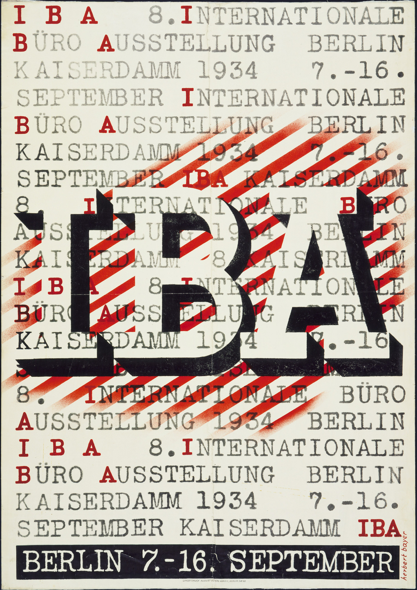 Herbert Bayer. IBA