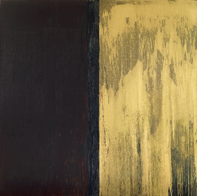 Pat Steir. Winter Group 3: Red, Green, Blue, and Gold