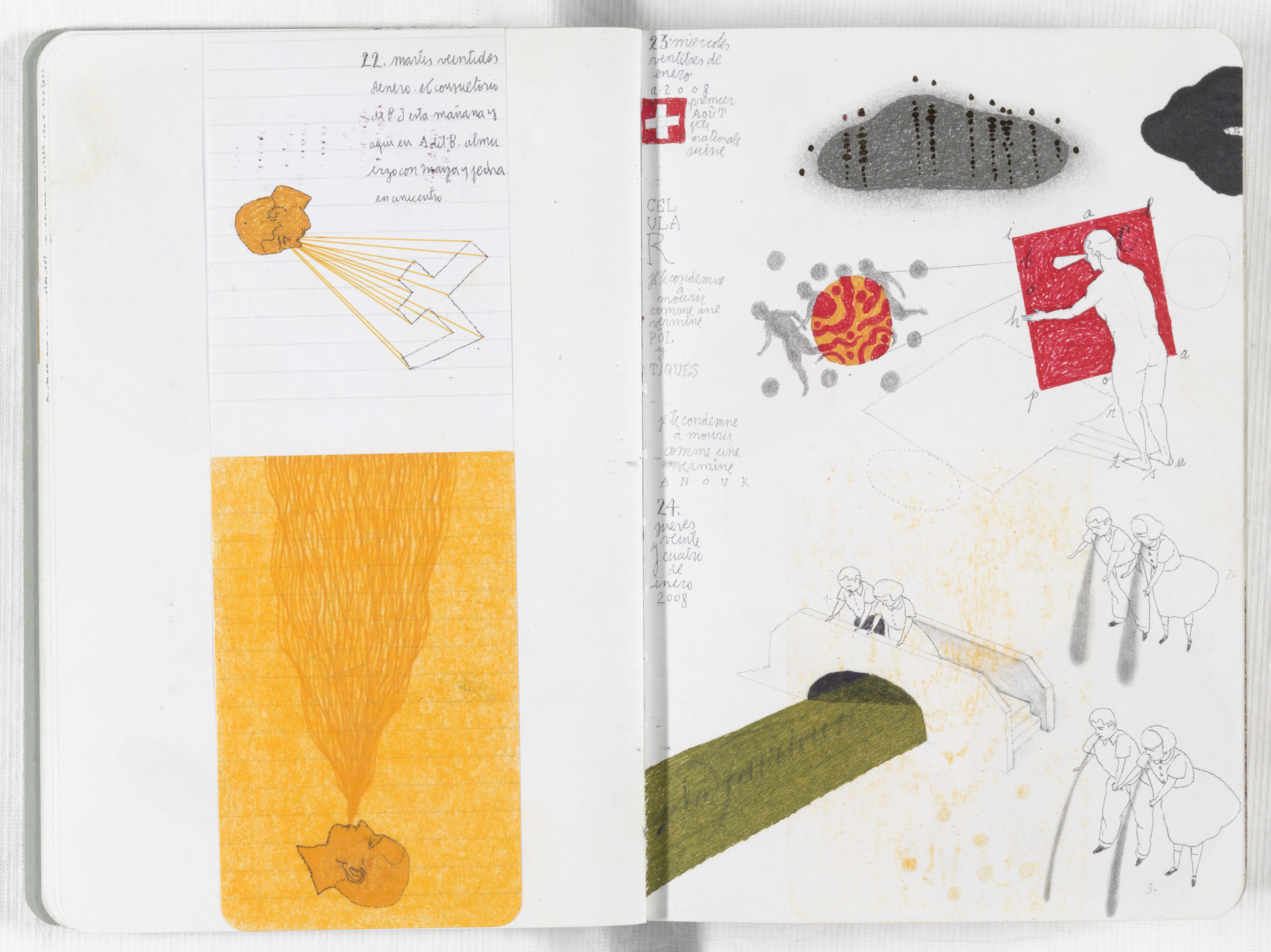 José Antonio Suárez Londoño. Sketchbook: From January 1 to December 31, 2008. 2008