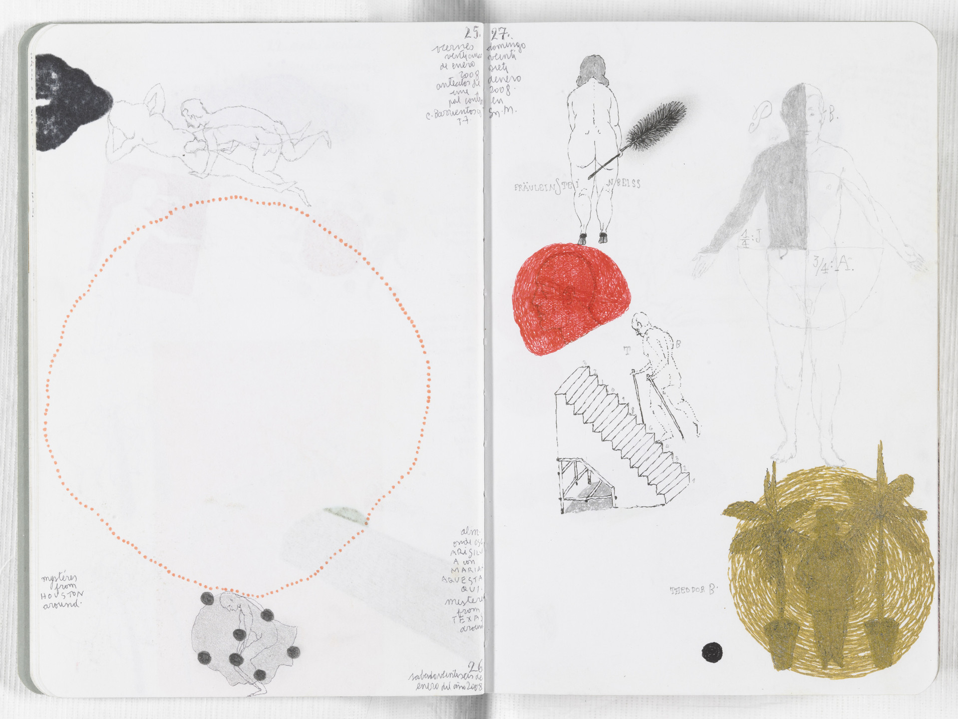 José Antonio Suárez Londoño. Sketchbook: From January 1 to December 31, 2008. 2008