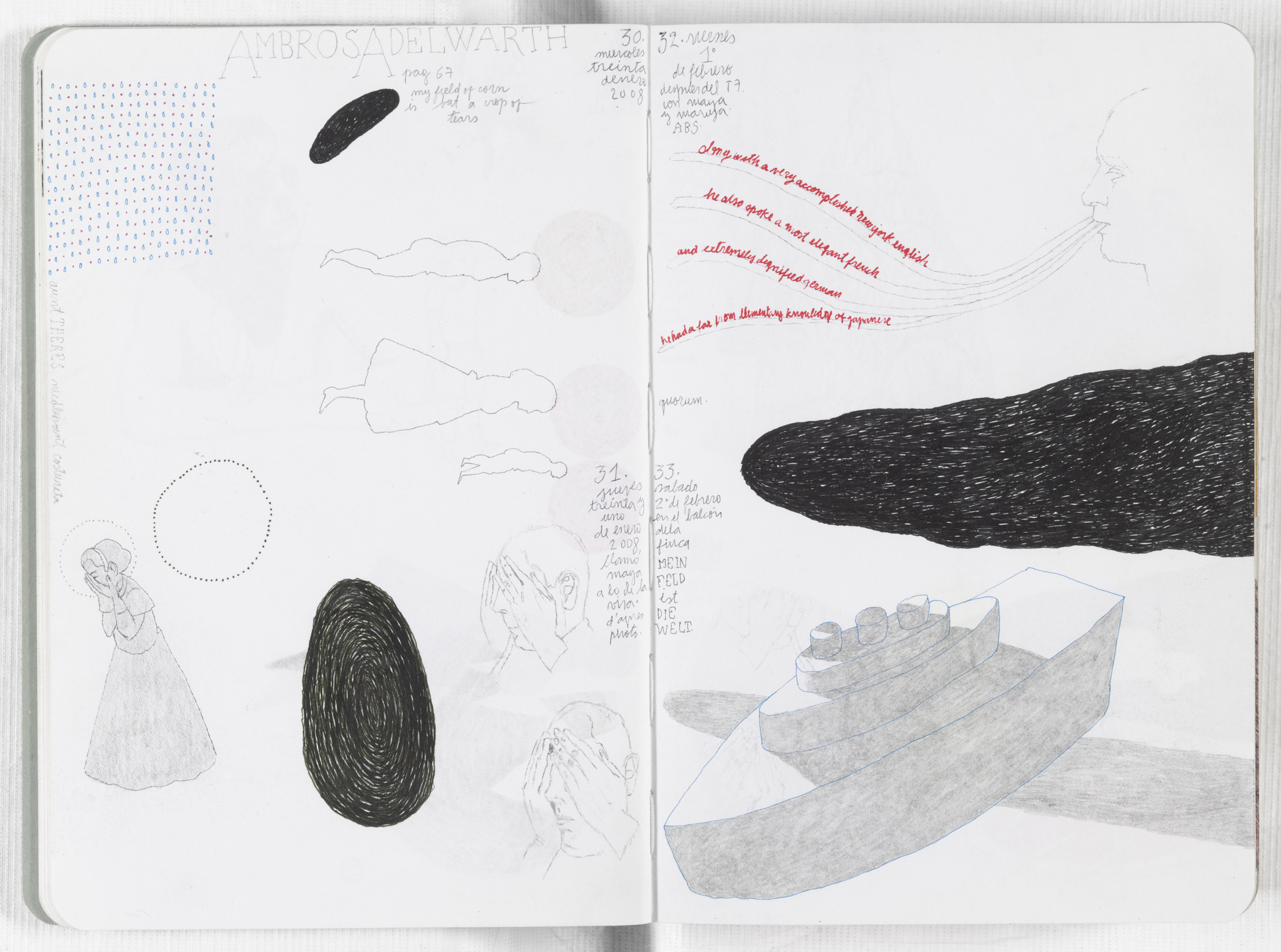 José Antonio Suárez Londoño. Sketchbook: From January 1 to December 31, 2008. 2008